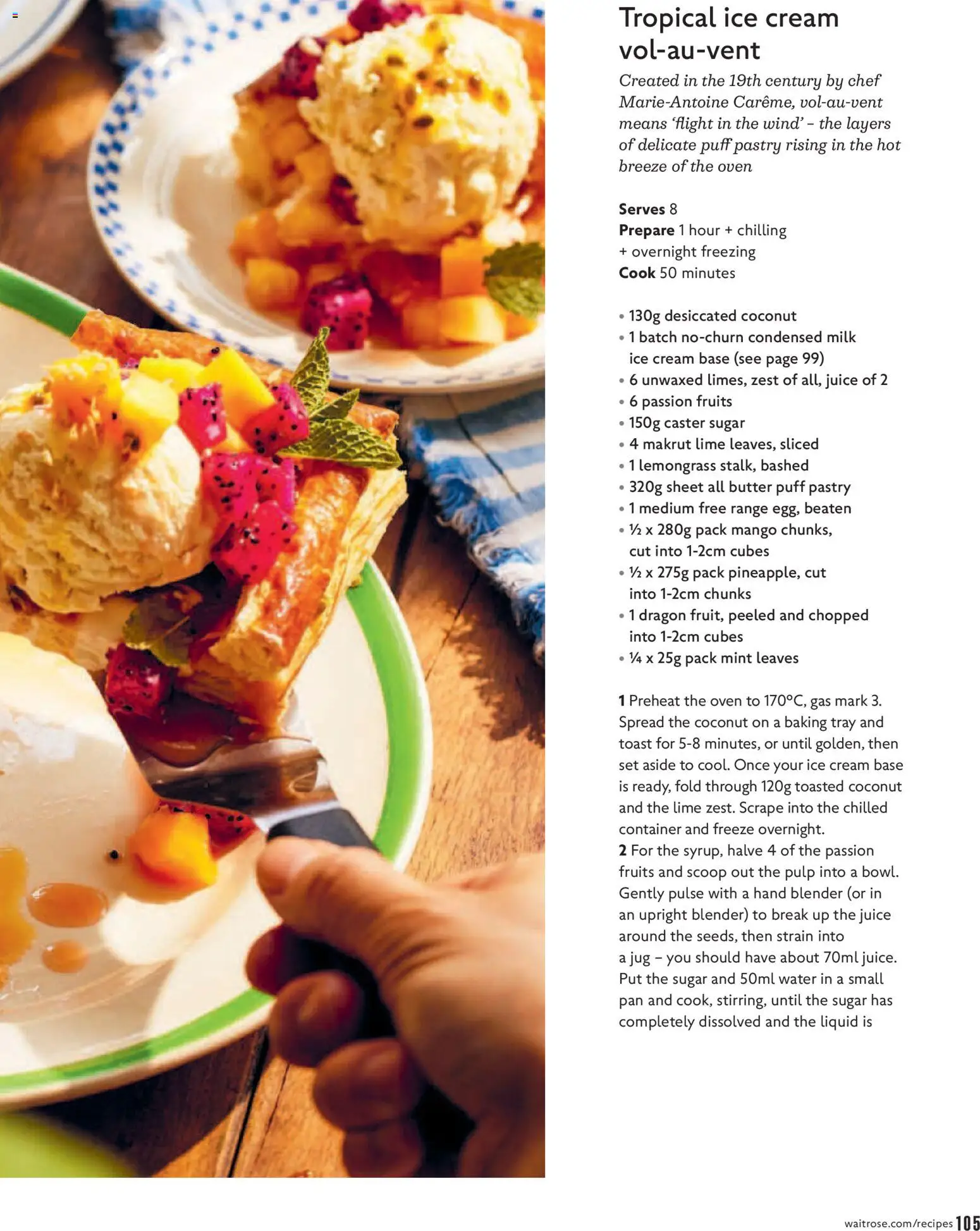 {H1} | Page: 105 | Products: Ice, Lime, Butter, Juice