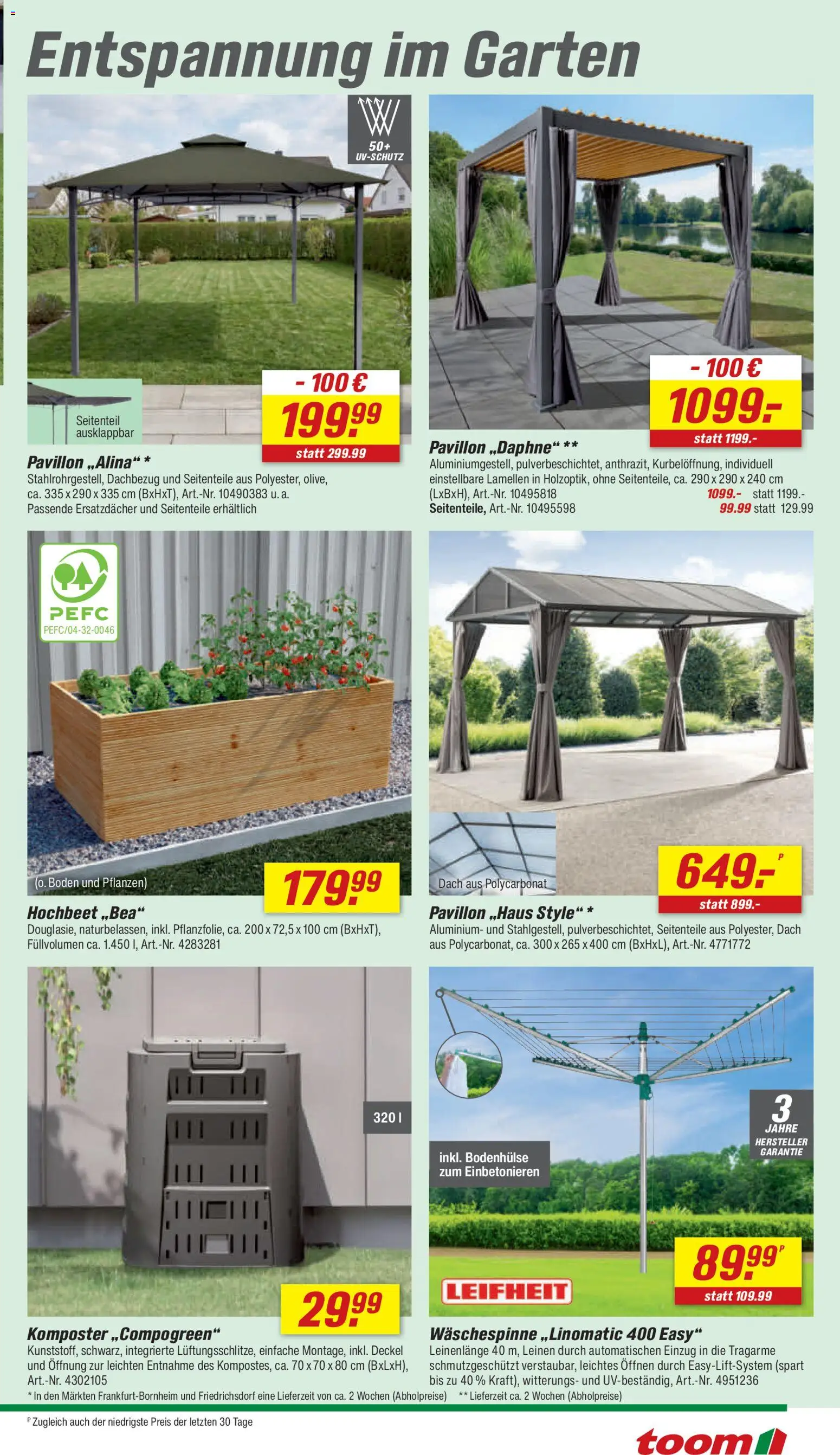 Toom Baumarkt Prospekt – gültig ab 13.06.2026 | Seite: 11 | Produkte: Hochbeet