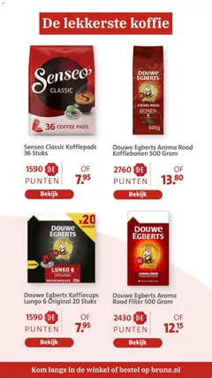 Bruna folder - Jouw koffiemoment begint hier - Voorbeeld van een folder van Bruna, geldig van 08.04.2026 | Pagina: 13 | Producten: Koffiebonen, Koffiecapsules, Kom, Pads