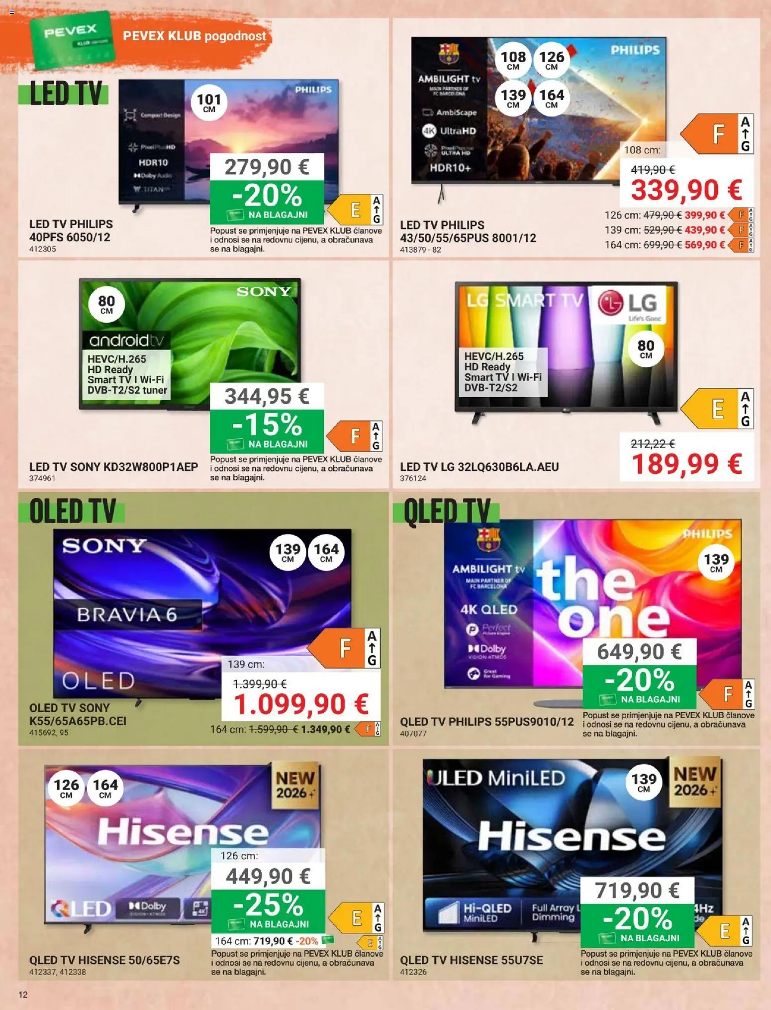 Pevex katalog | vrijedi od 22.10.2026 | Stranica: 12