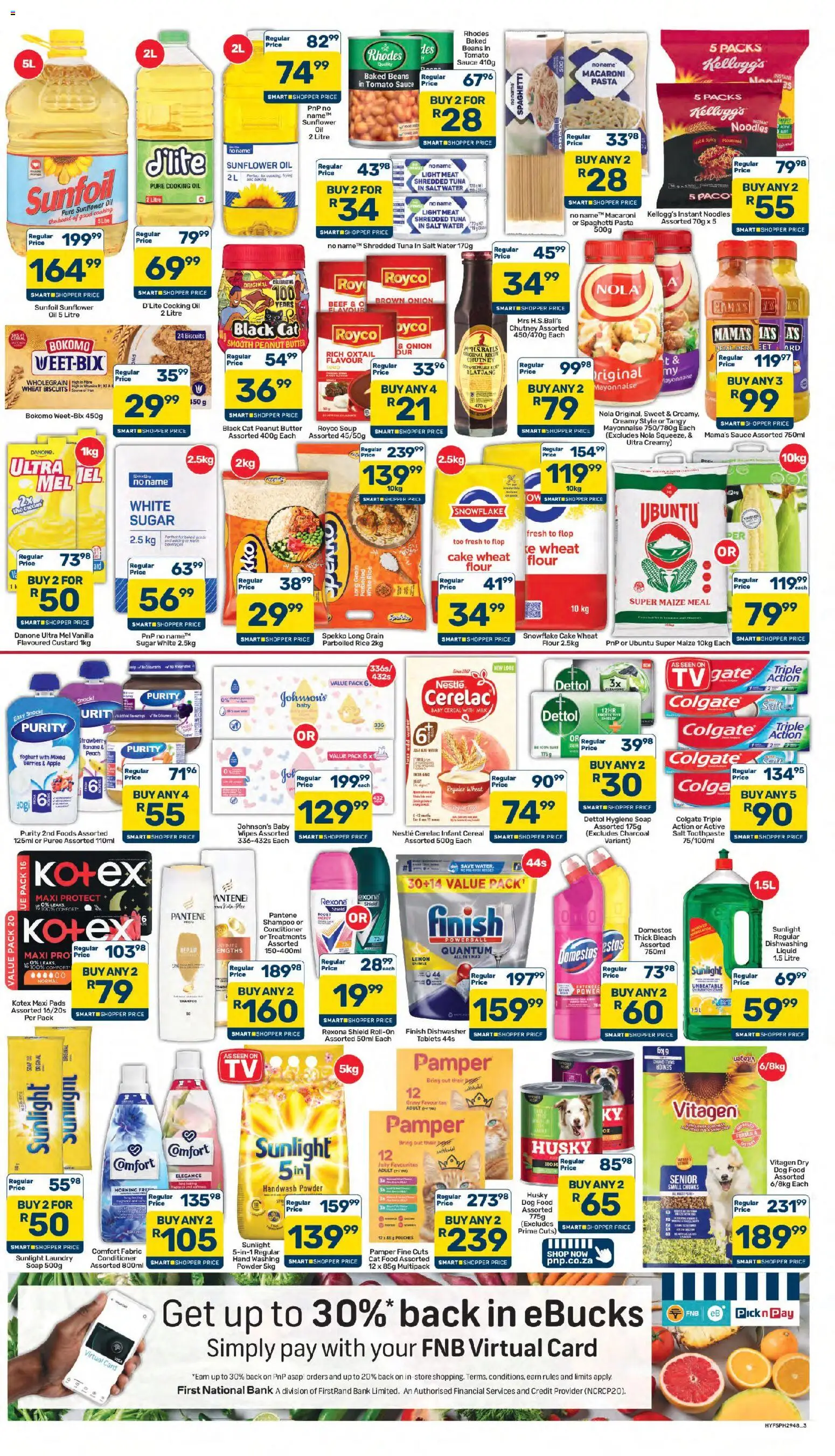 New Pick n Pay catalogue – valid from 07/10/2026 | Page: 3 | Products: Yoghurt, Butter, Rice, Onion