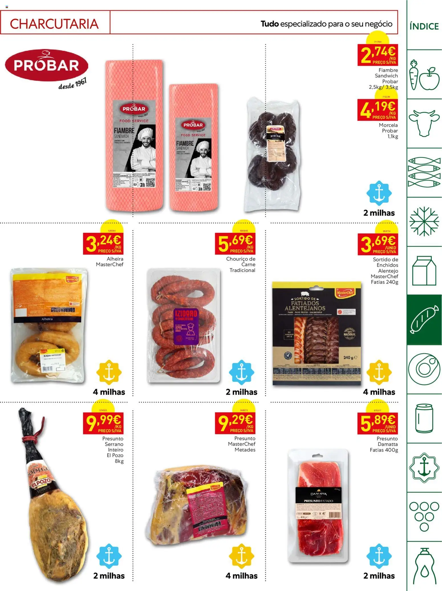 Recheio folheto Horeca │ válido de 27/10/2026 | Página: 13 | Produtos: Fiambre, Presunto Serrano, Presunto, Alheira