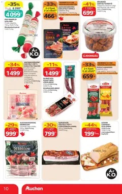 Auchan akciós újság - amely érvényes a következő dátumtól: 2026.07.30. | Oldal: 10