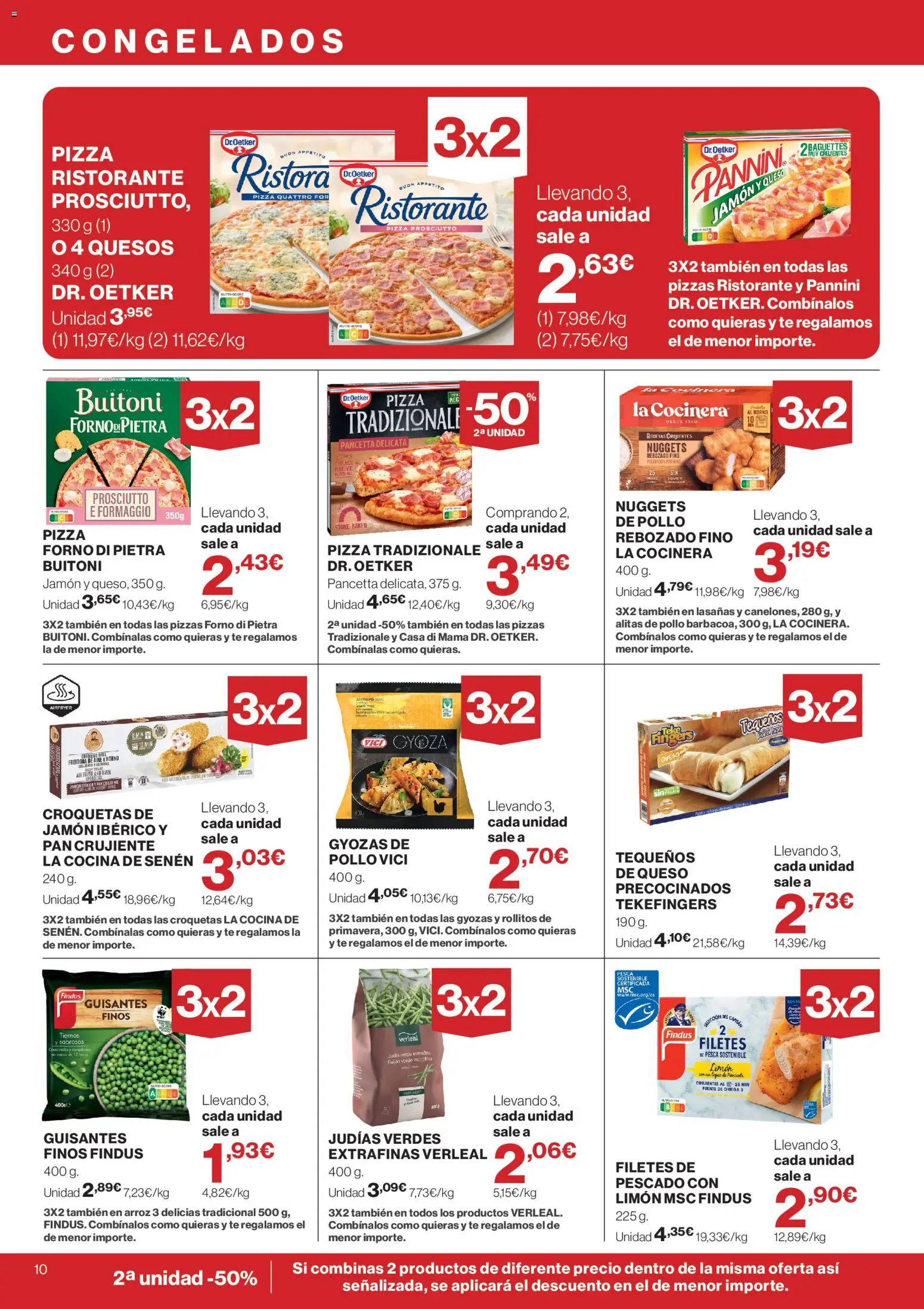 Supercor folleto │ válido desde el 28/10/2026 | Página: 10 | Productos: Jamón ibérico, Pan, Té, Pollo