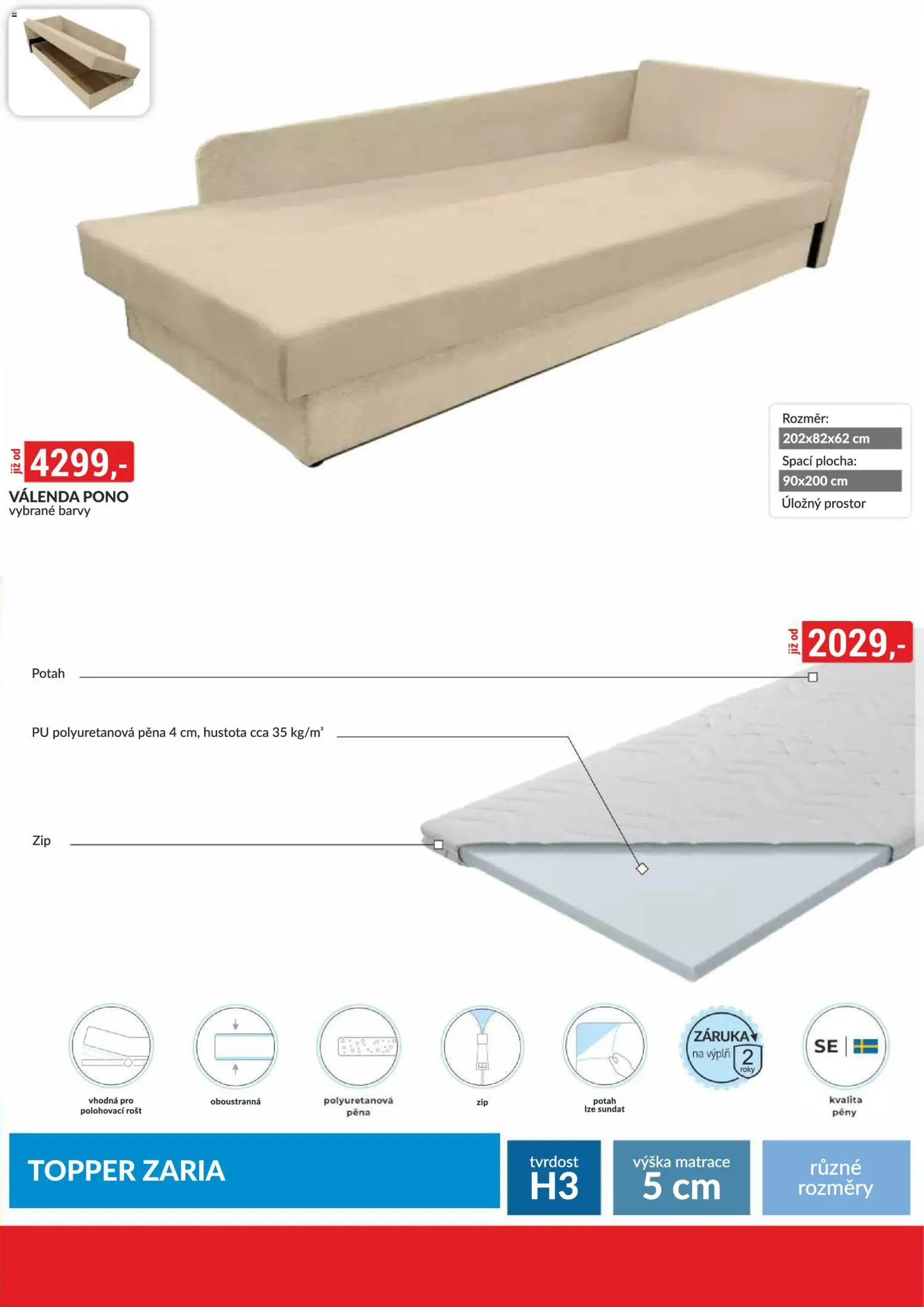 BAUMAX leták - Vaše bydlení, vaše pravidla od 01.07.2026 | Strana: 76 | Produkty: Válenda, Matrace, Rošt, Barvy