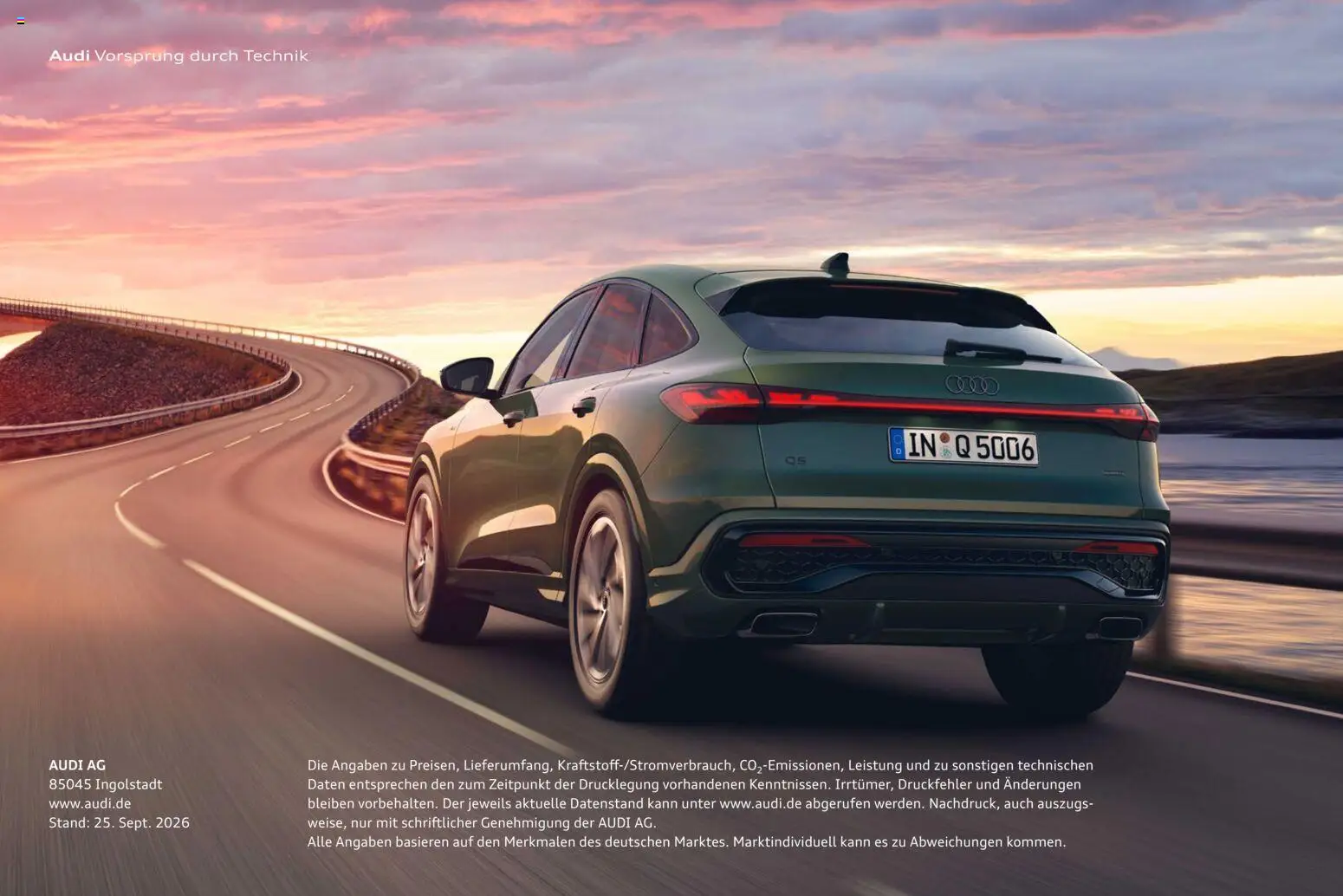 Audi Q5 – gültig ab 01.10.2026 | Seite: 175