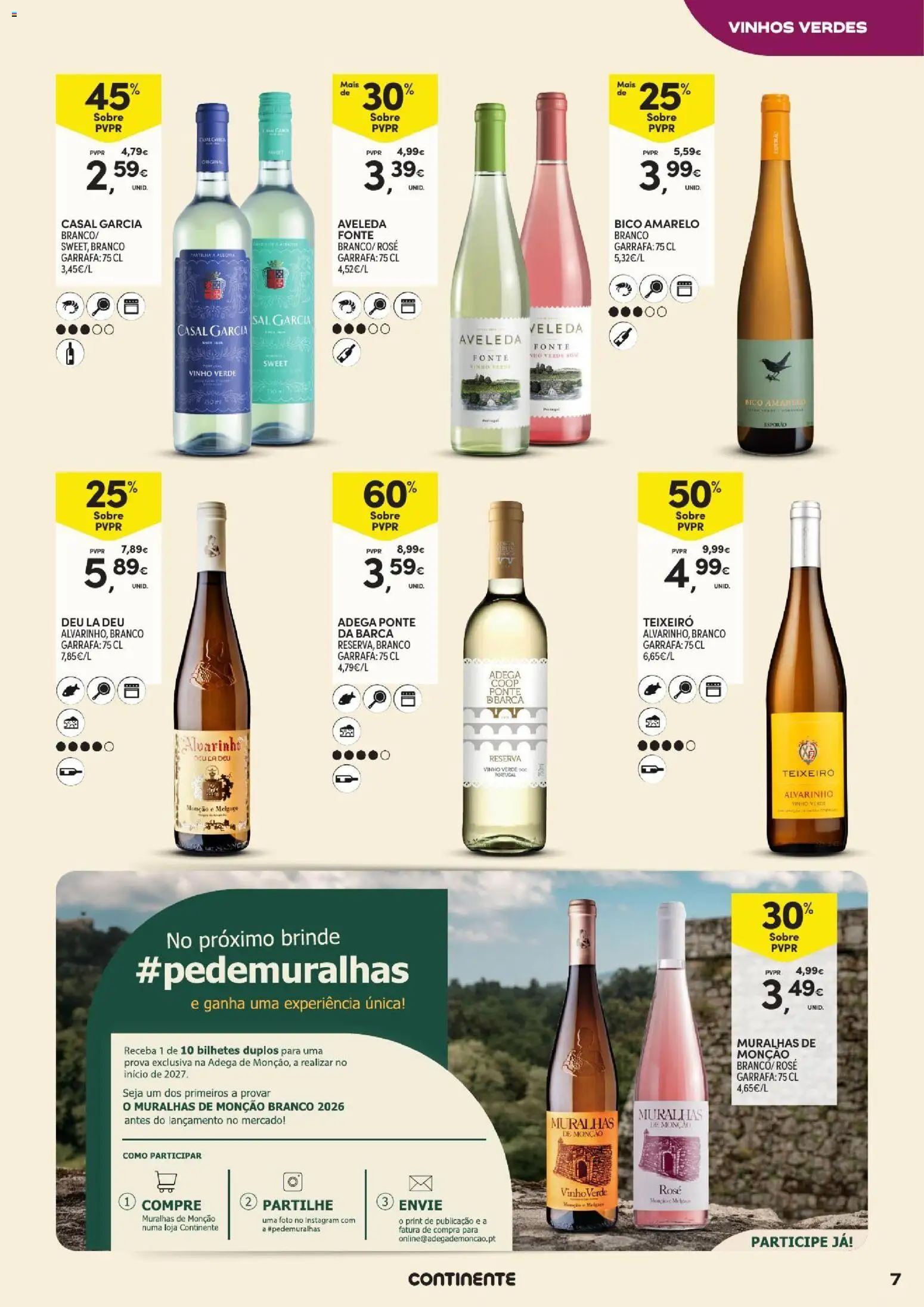 Continente Açores Vinhos, Enchidos e Queijos │ válido de 22/09/2026 | Página: 7 | Produtos: Sal, Vinho
