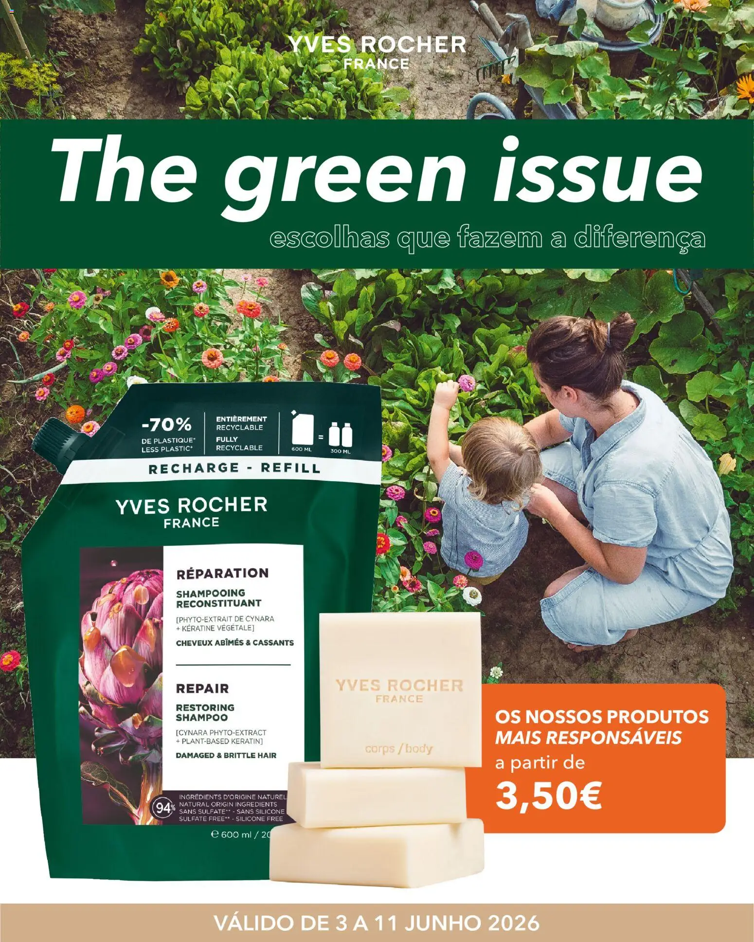 Yves Rocher The green issue │ válido de 03.06.2026 | Página: 1 | Produtos: Shampoo