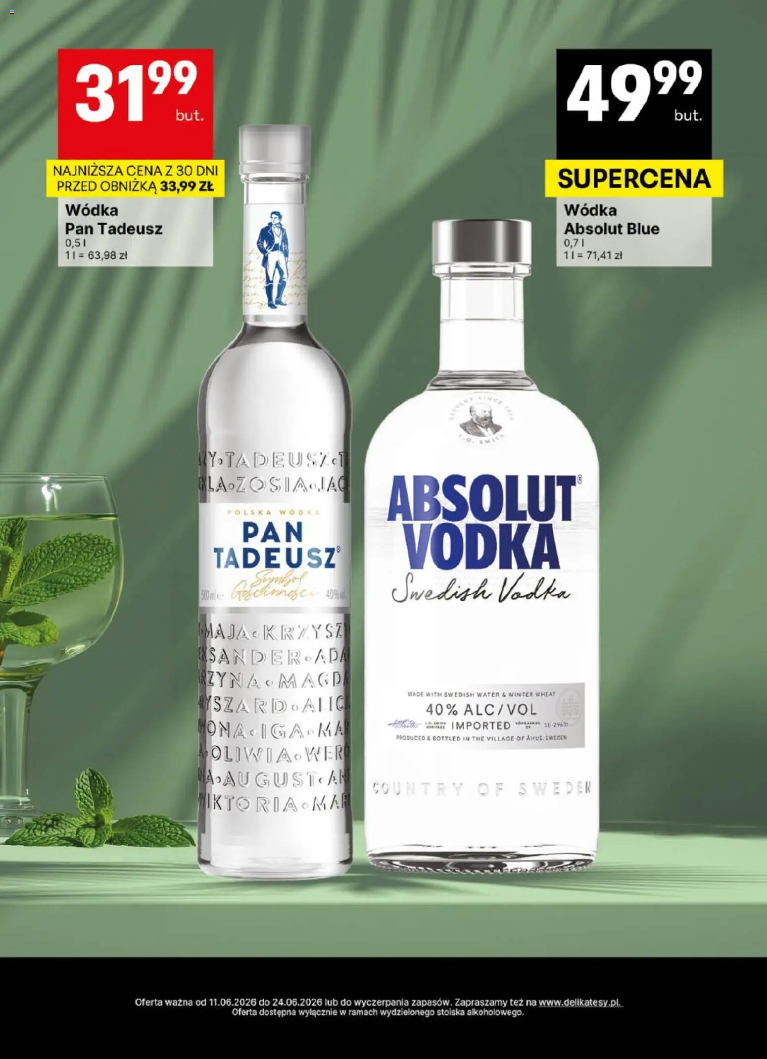 Delikatesy Centrum gazetka - DeliBarek od 11.06.2026 | Strona: 7 | Produkty: Vodka, Wódka