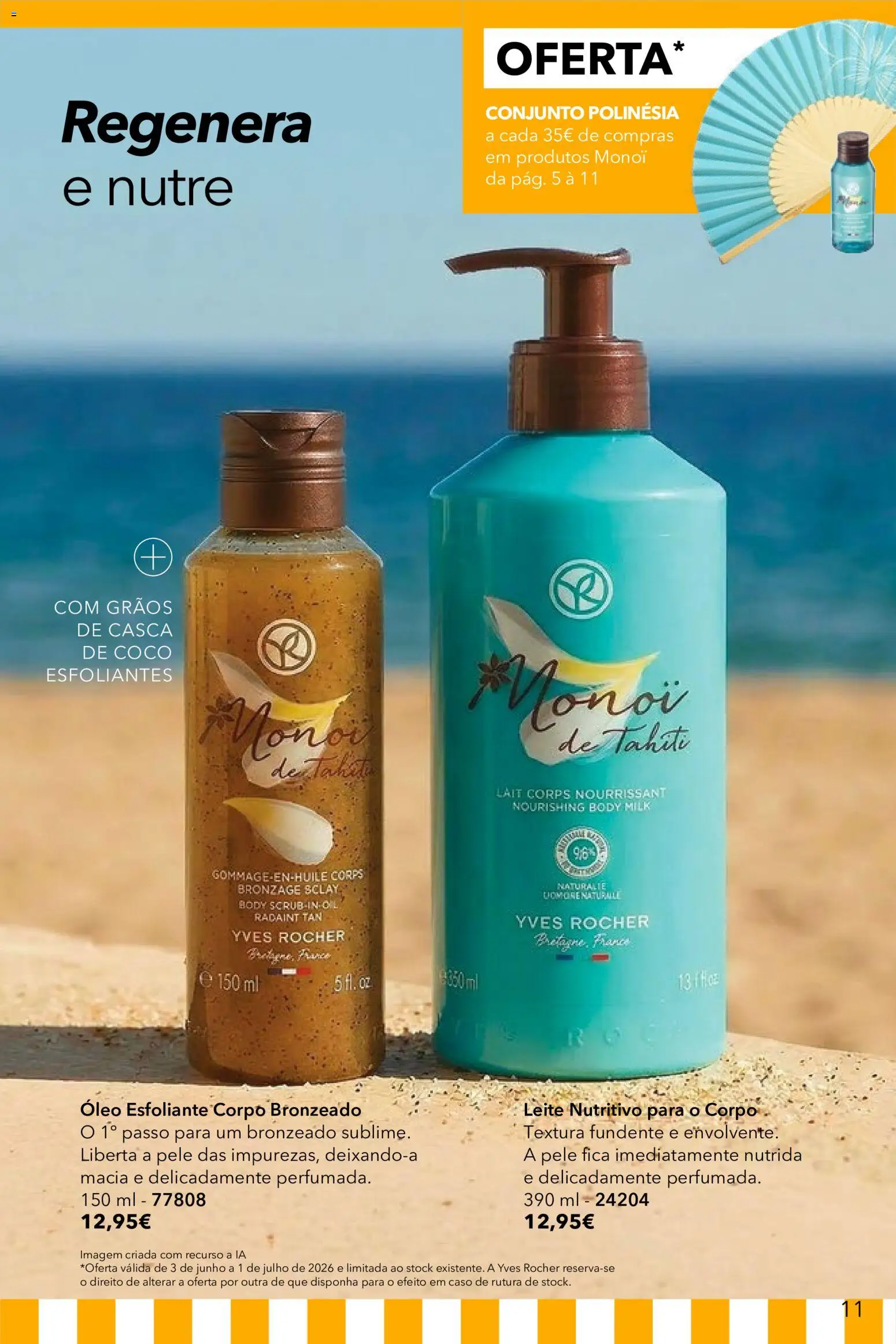 Yves Rocher catálogo 8 │ válido de 03.06.2026 | Página: 11 | Produtos: Leite, Óleo