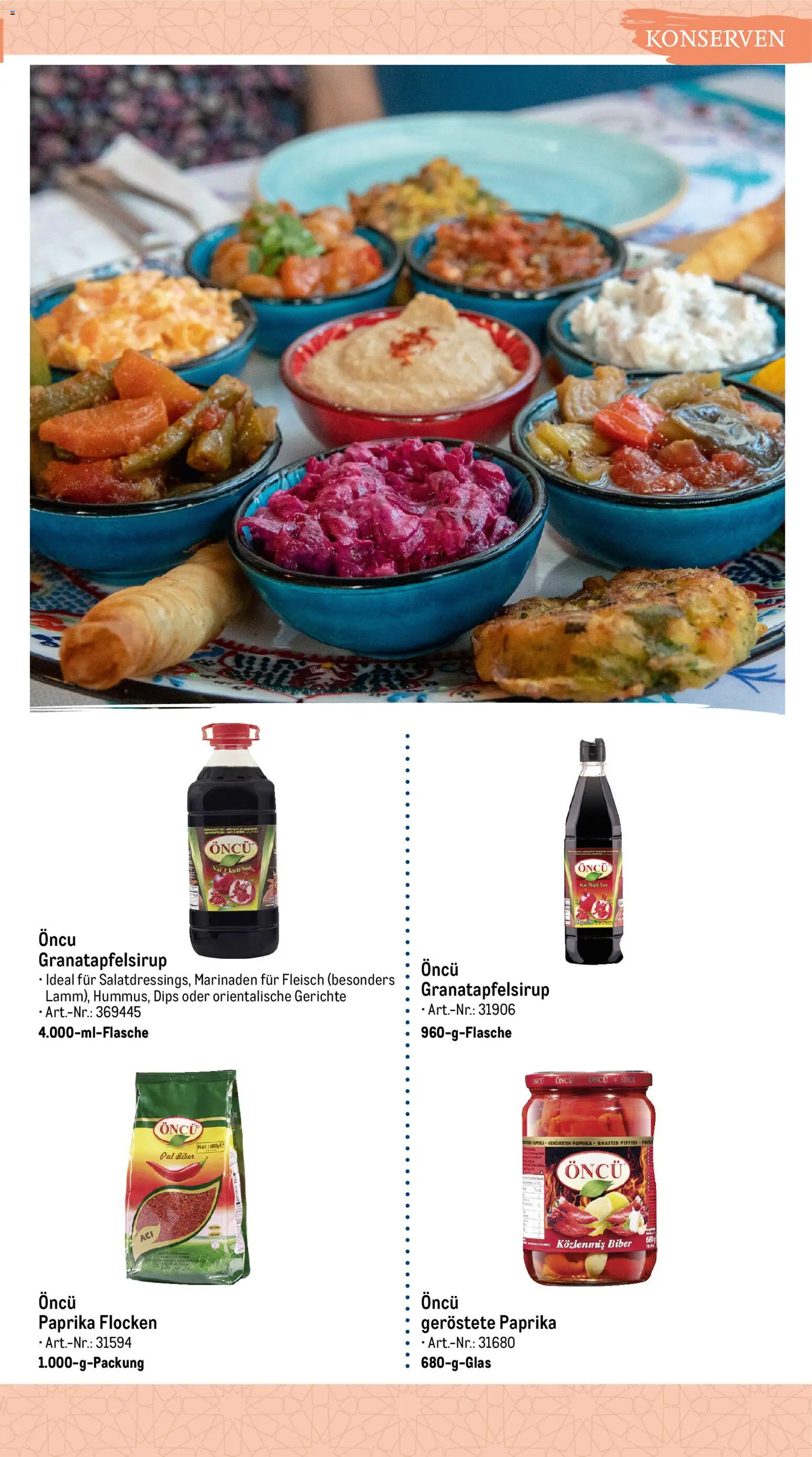 Metro Highlights Orientalische Gastronomie – gültig ab 04.06.2026 | Seite: 17 | Produkte: Paprika, Fleisch, Flocken