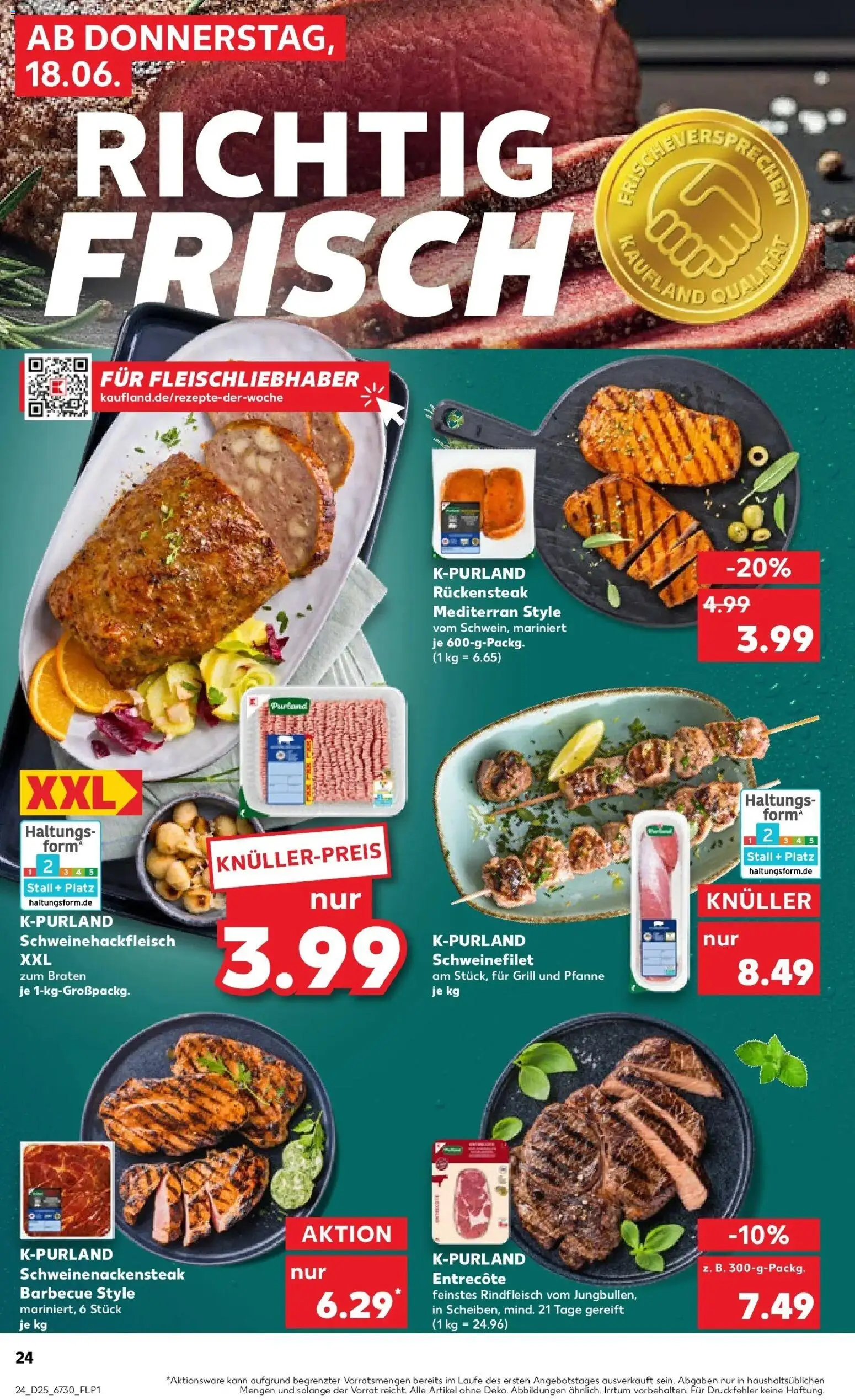Kaufland Prospekt Meiningen – gültig ab 15.06.2026 | Seite: 33 | Produkte: Grill, Entrecote, Rindfleisch, Steak