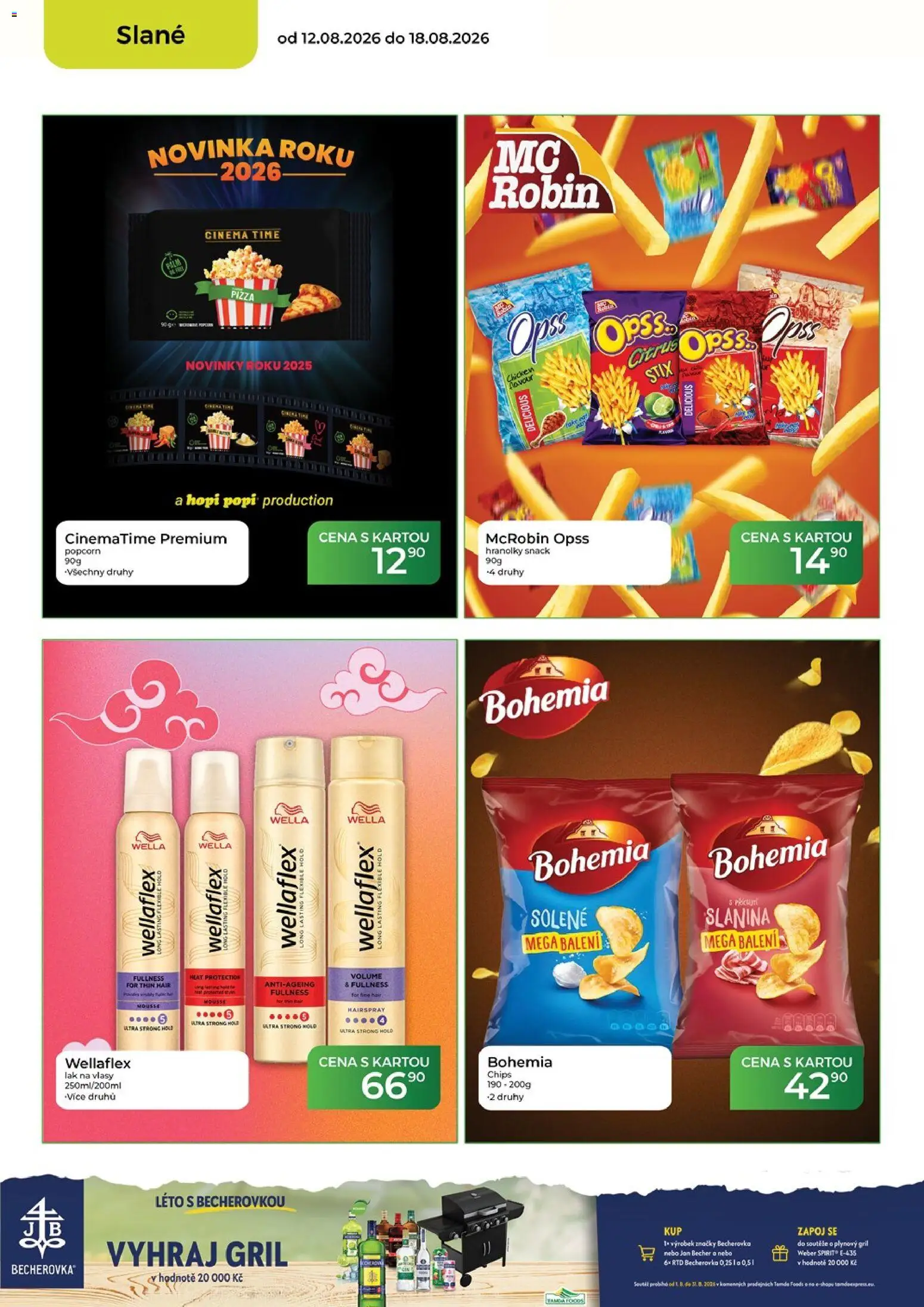 Tamda Foods leták od 12.08.2026 | Strana: 36 | Produkty: Plynový gril, Gril, Popcorn, Slanina