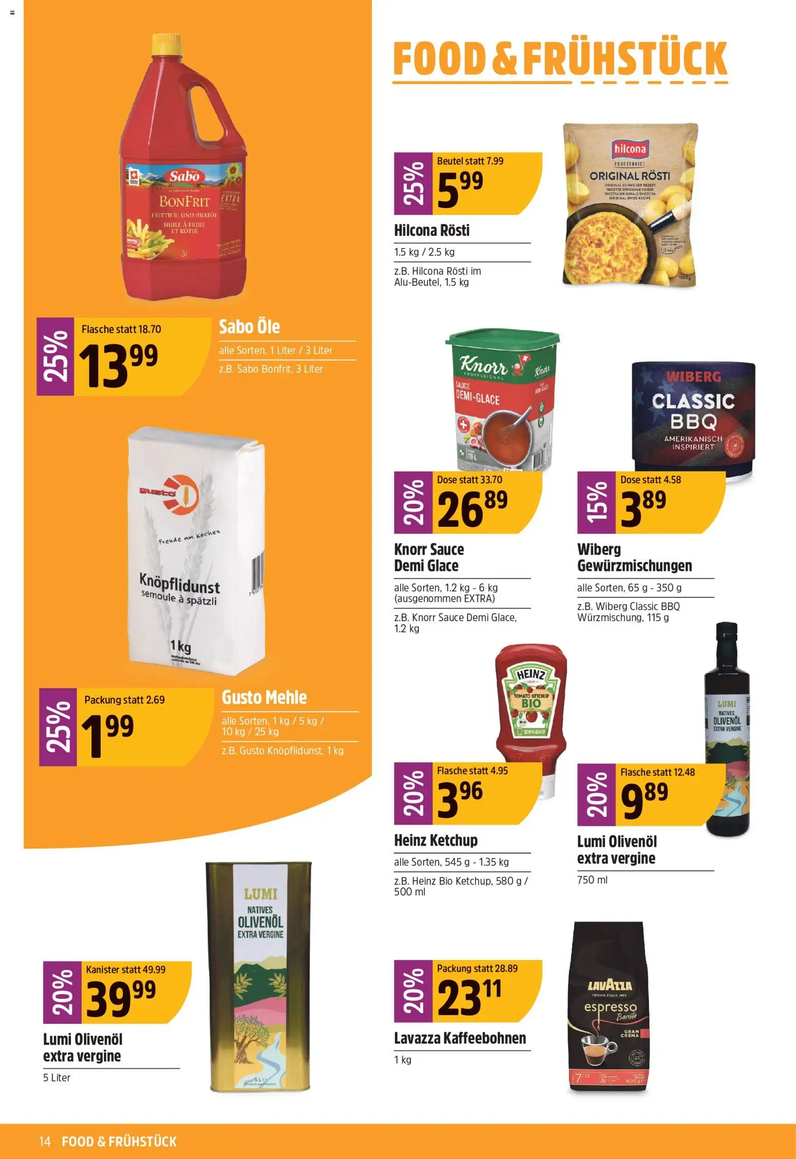 TopCC aktionen – gültig ab 11.05.2026 | Seite: 14 | Produkte: Glace, Ketchup