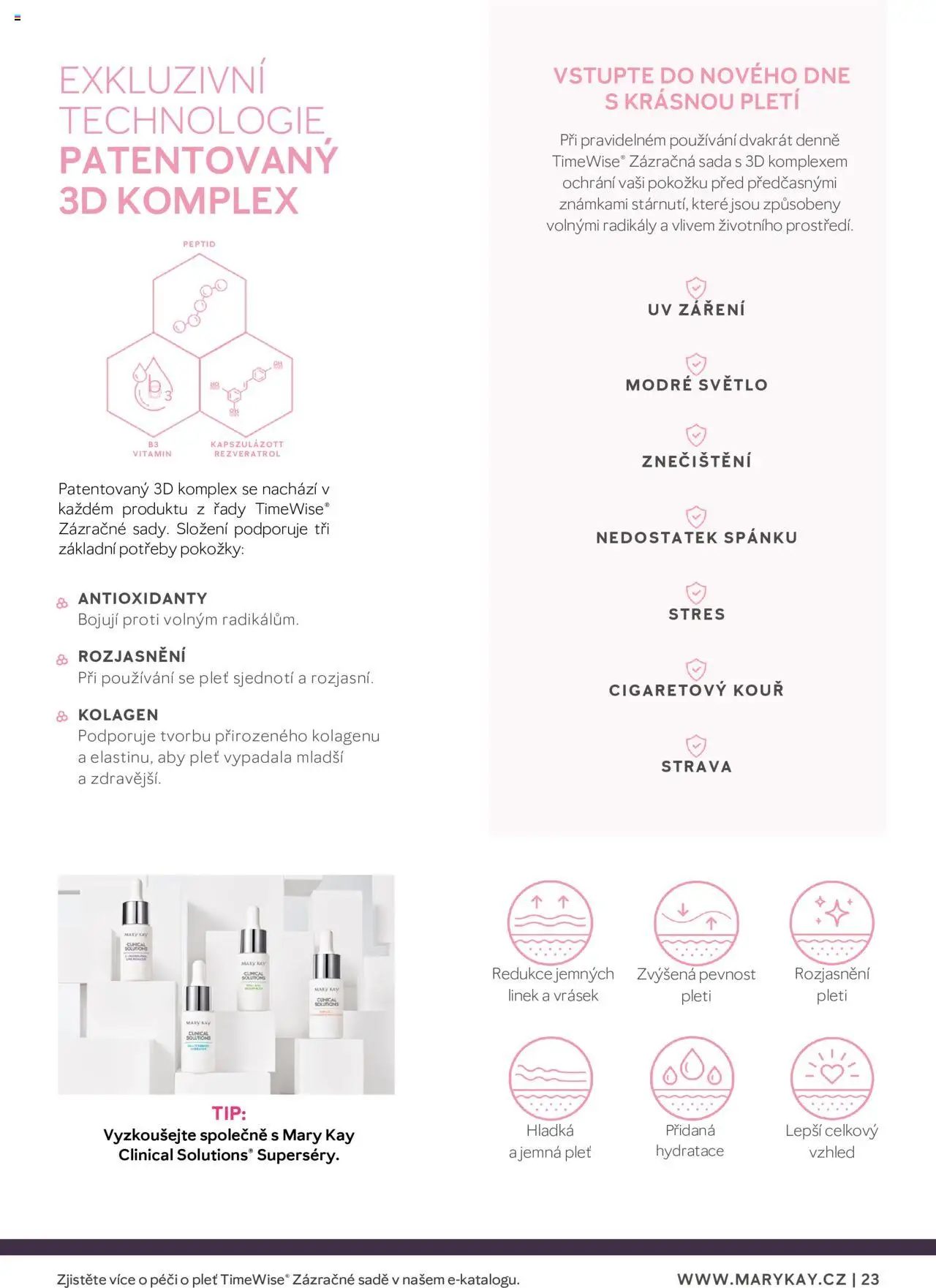 Mary Kay katalog - Průvodce péčí o pleť od 22.02.2025 | Strana: 23 | Produkty: Sérum, Kolagen