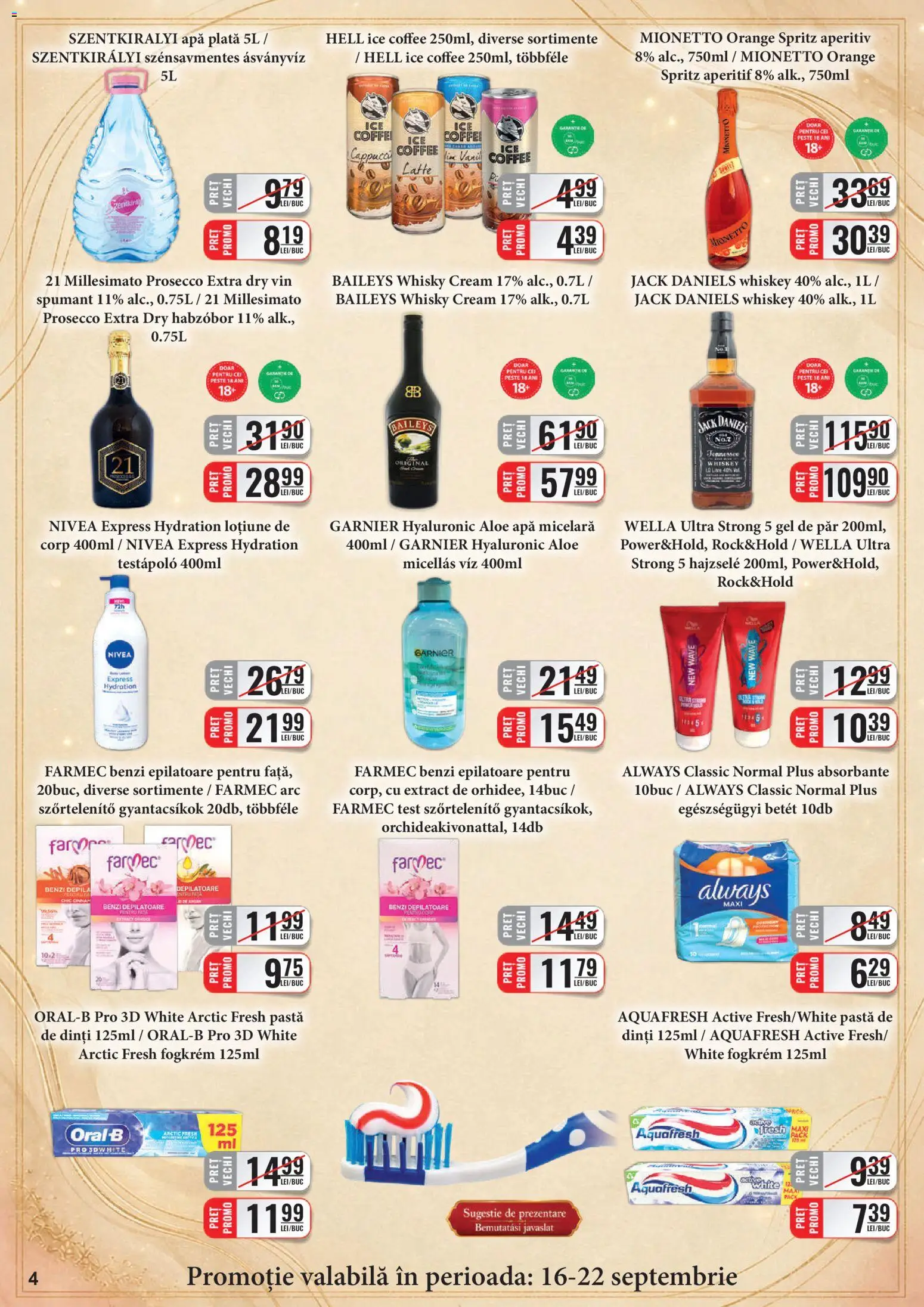Noul catalog CBA – valabil de la 16.09.2026 | Pagină: 4 | Produse: Active, Apă micelară, Pește, Plus
