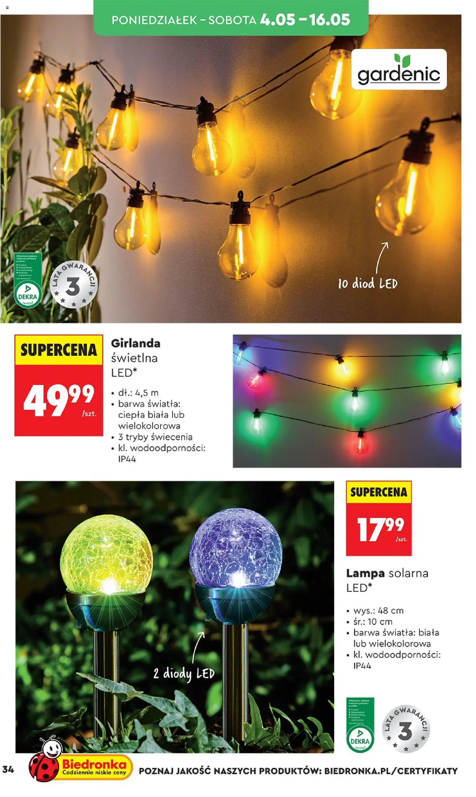 Biedronka gazetka - Hity i inspiracje od 04.05.2026 | Strona: 34