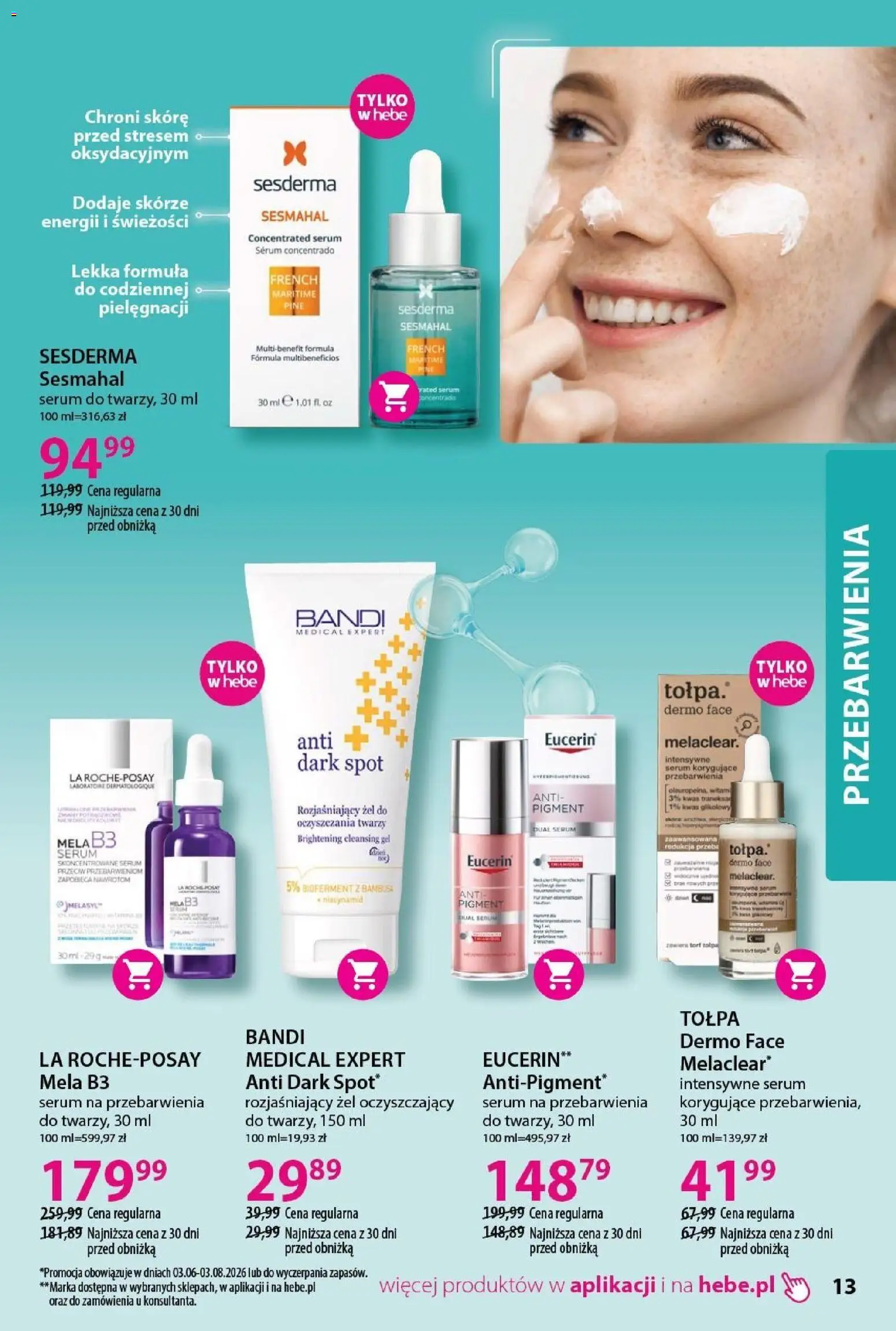 Hebe gazetka - Katalog od 19.06.2026 | Strona: 13