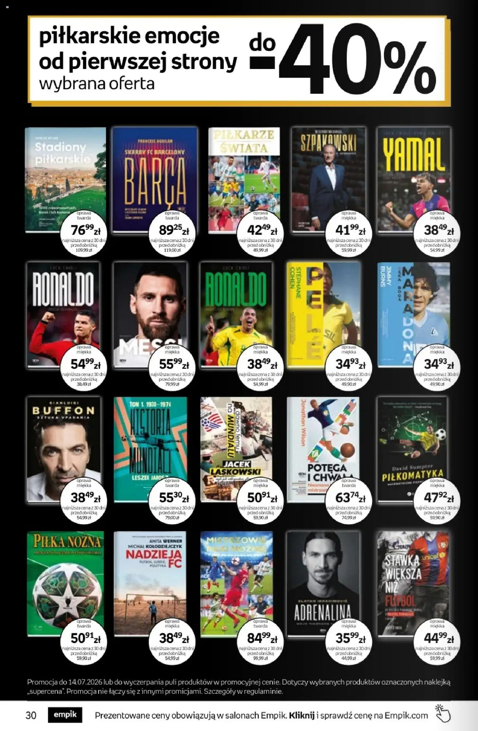Empik promocje - Tom kultury Książki od 01.07.2026 | Strona: 30