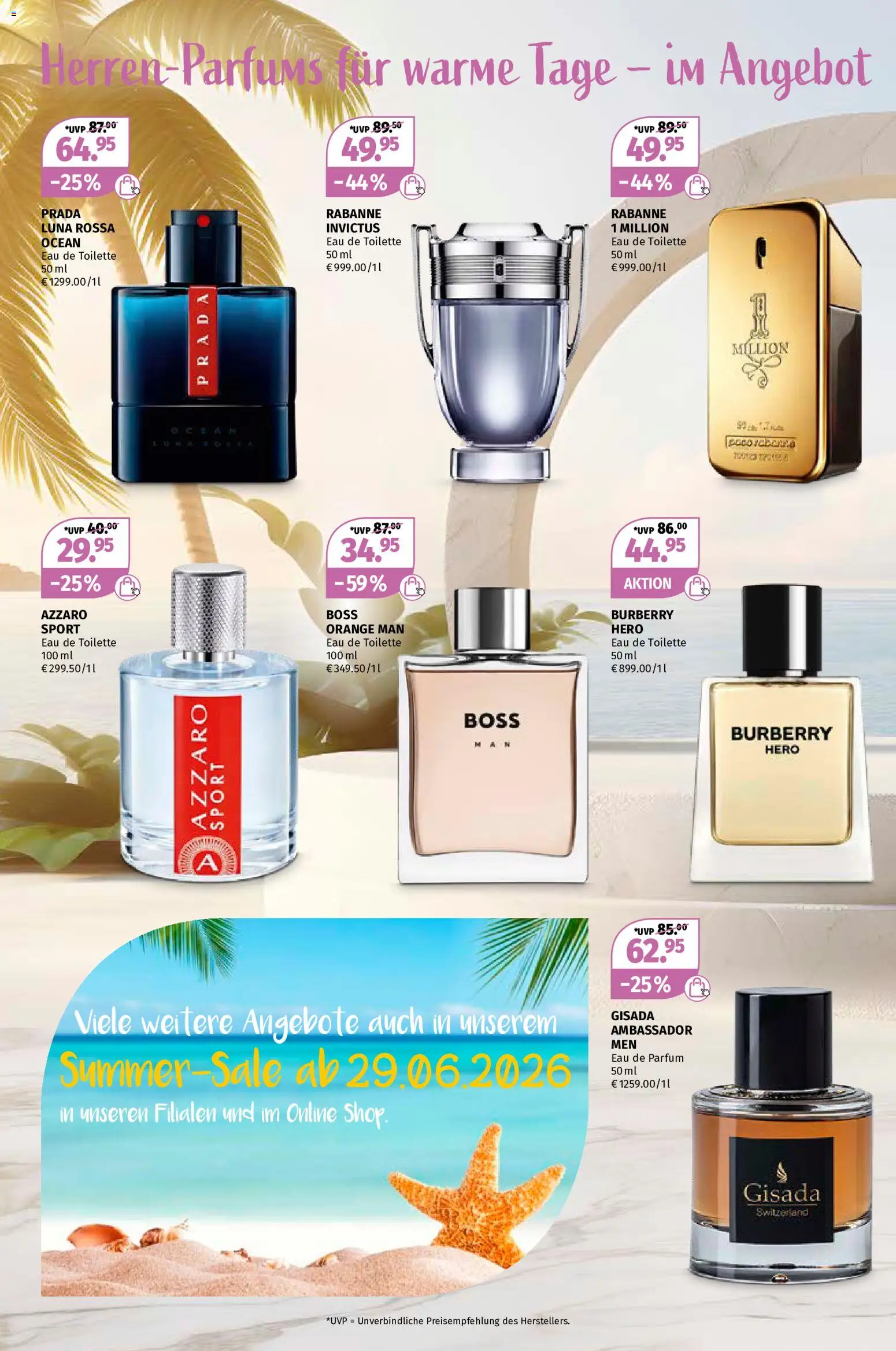 Müller Parfümerie-Highlights – gültig ab 29.06.2026 | Seite: 2 | Produkte: Toilette, Parfüm, Eau de Toilette, Eau de Parfum