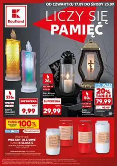 Náhled letáku Kaufland Polsko leták - Katalog znicze od 17.09.2026