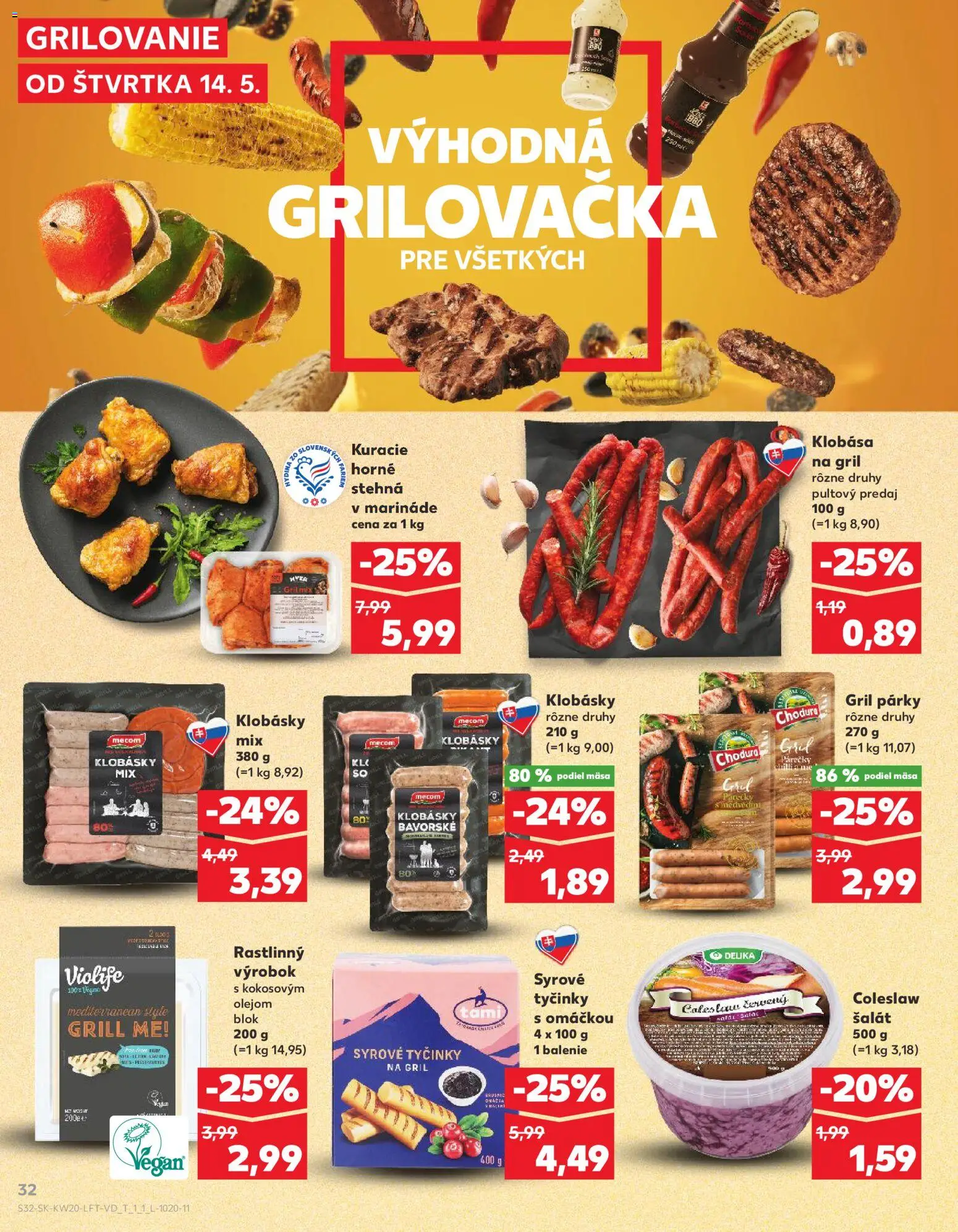 Nové Kaufland akcie – leták je platný od 14.05.2026 | Strana: 32