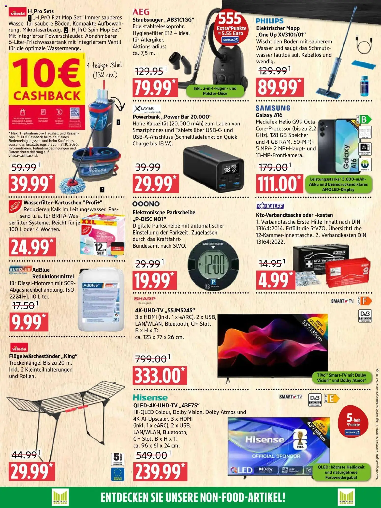 Marktkauf Prospekt Prenzlau (ab 21.09.2026) » Angebote online | Seite: 11 | Produkte: Hisense, Smartphones, Kalk, Powerbank