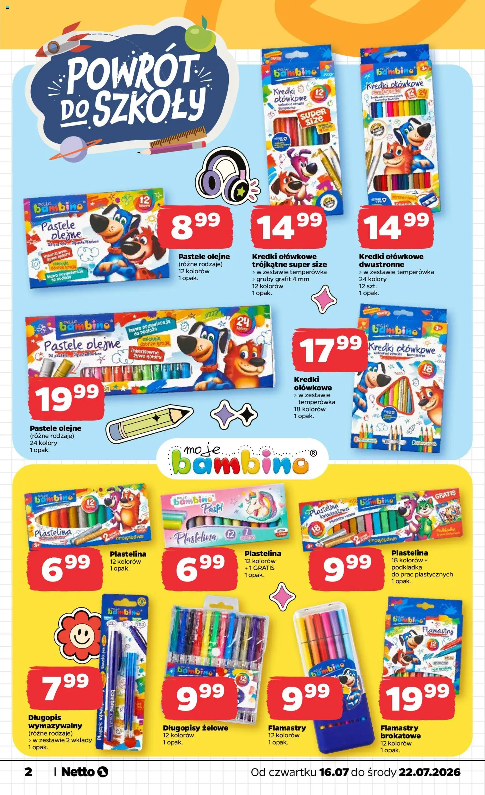 Netto gazetka od czwartku NonFood od 16.07.2026 | Strona: 2 | Produkty: Temperówka
