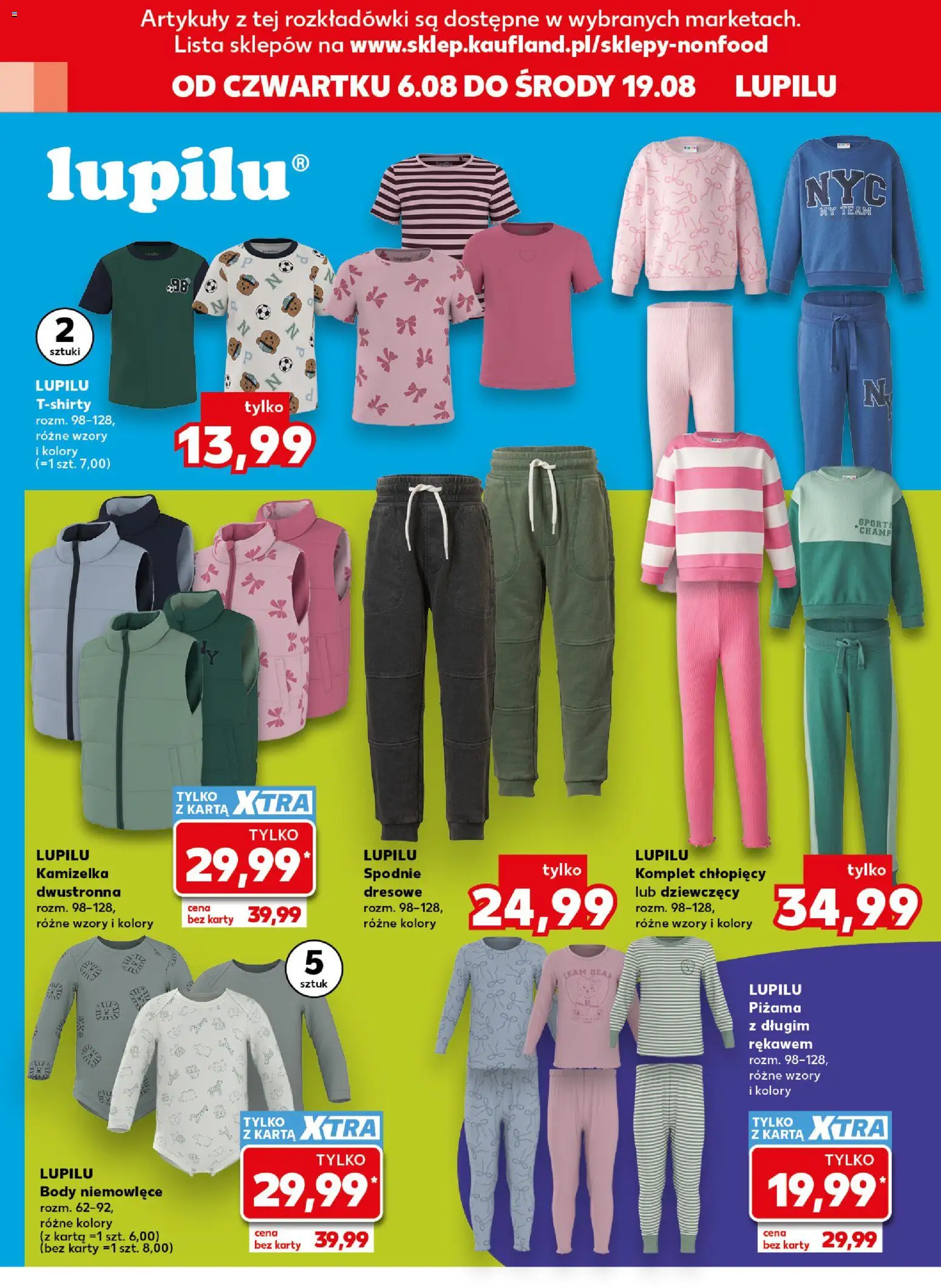 Kaufland Polsko leták - Złap okazje od 06.08.2026 | Strana: 14 | Produkty: Karty, Body
