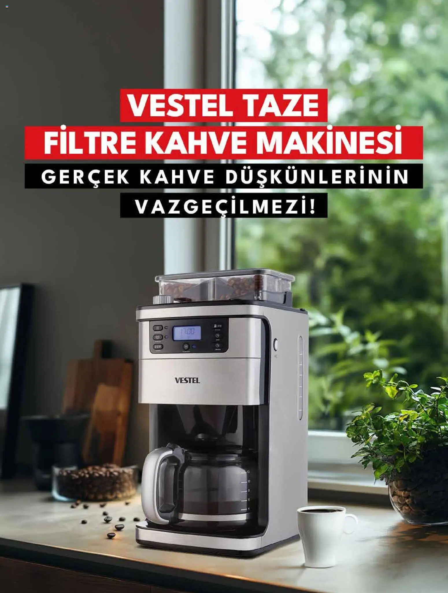 Vestel - Küçük Ev Aletleri - 01.05.2026 tarihinden itibaren geçerlidir | Sayfa: 14 | Ürünler: Filtre kahve makinesi, Kahve, Kahve makinesi