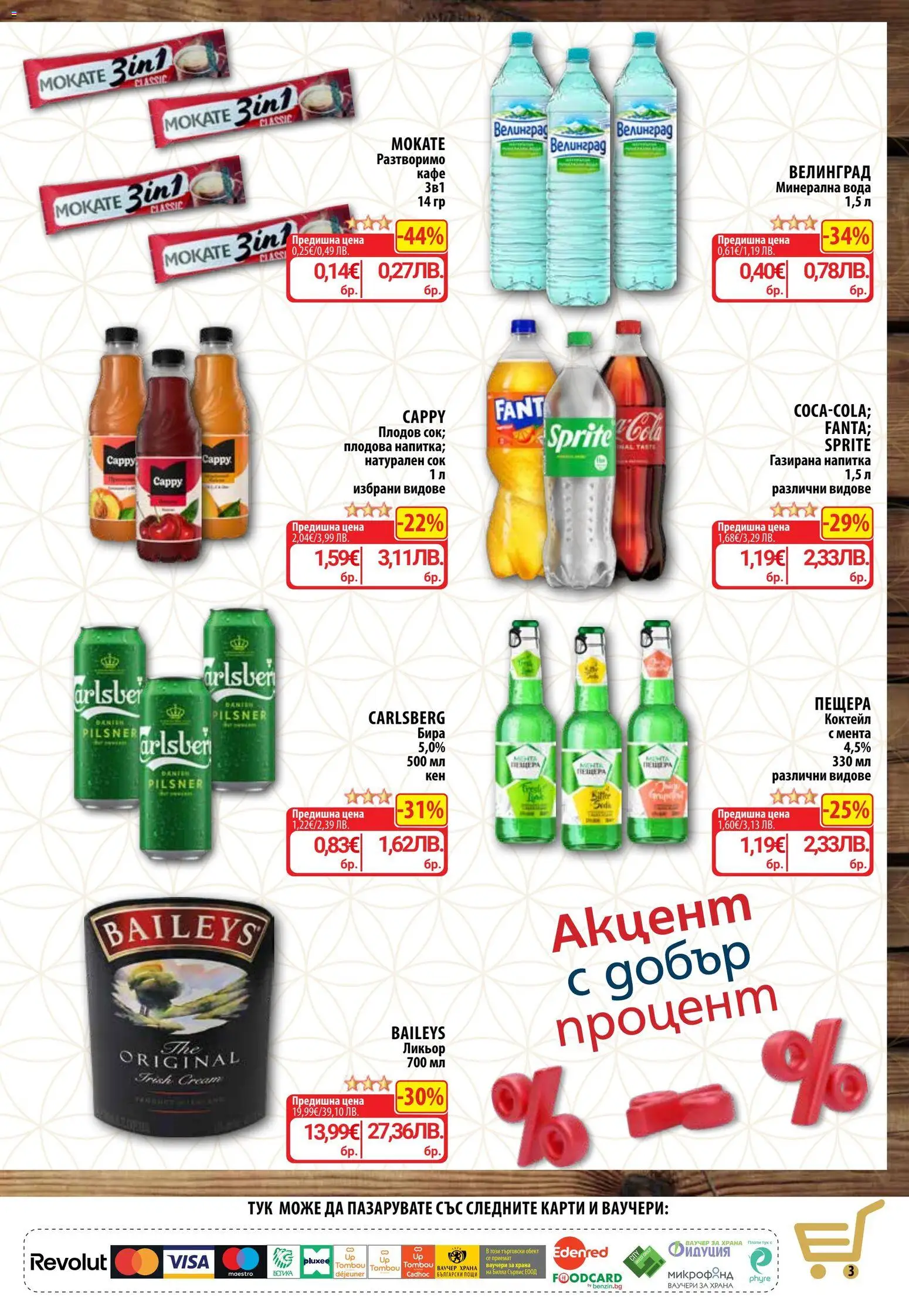 {H1} | Страница: 3 | Продукти: Вода, Разтворимо кафе, Кафе, Напитка