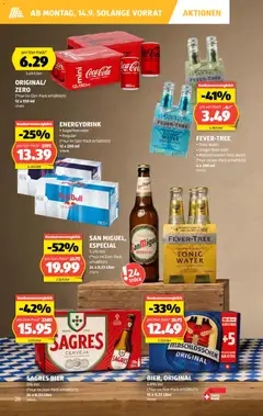 BIER, ORIGINAL, 4.8% Vol., (*nur im 15er-Pack erhältlich), 15 x 0.33 Liter ab 10.09.2026 gültig | Seite: 25