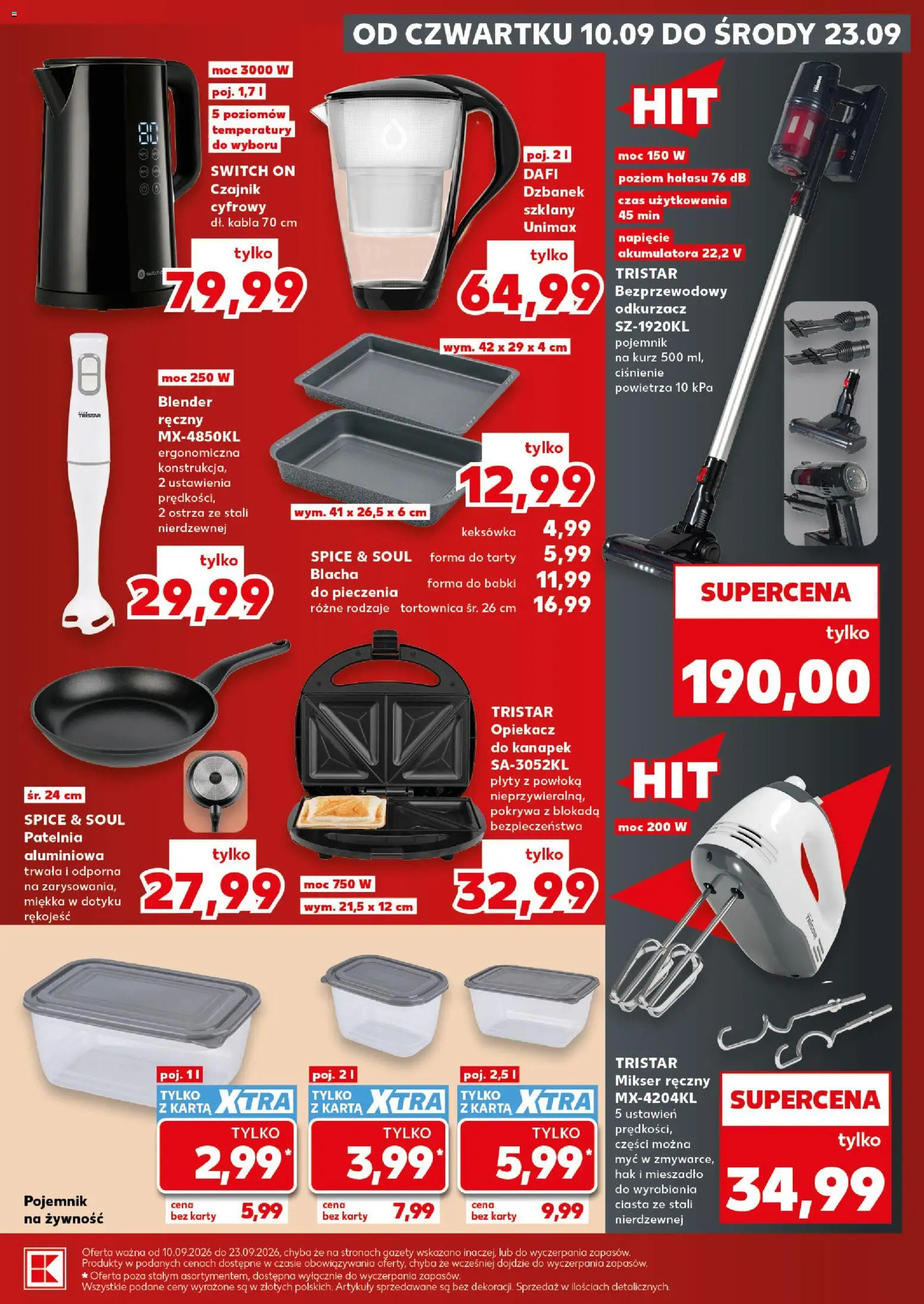 Kaufland Polsko leták - Złap okazje od 10.09.2026 | Strana: 13 | Produkty: Forma, Switch On, Karty