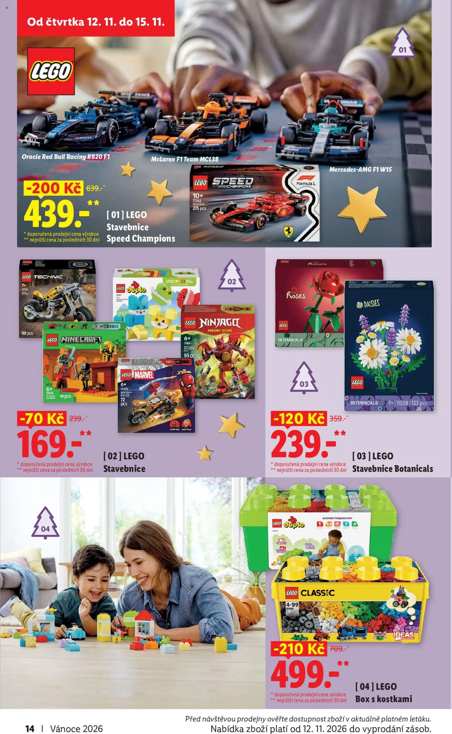 Lidl leták - Vánoční inspirace 2026 od 19.10.2026 | Strana: 14 | Produkty: LEGO, Stavebnice, PC, Red Bull