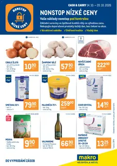 Náhled letáku Makro leták - Nonstop nízké ceny od 14.10.2026