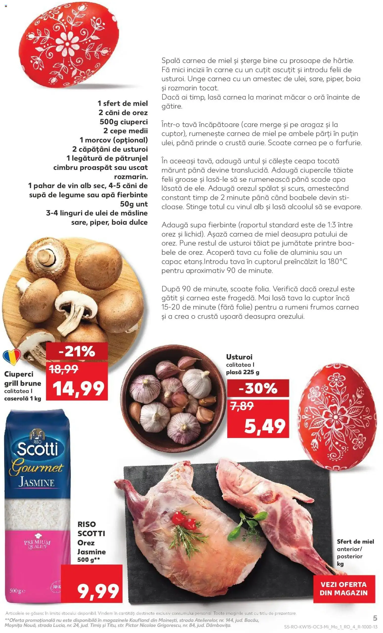 Noul catalog Kaufland – valabil de la 08.04.2026 | Pagină: 5 | Produse: Aragaz, Vin, Apă, Legume