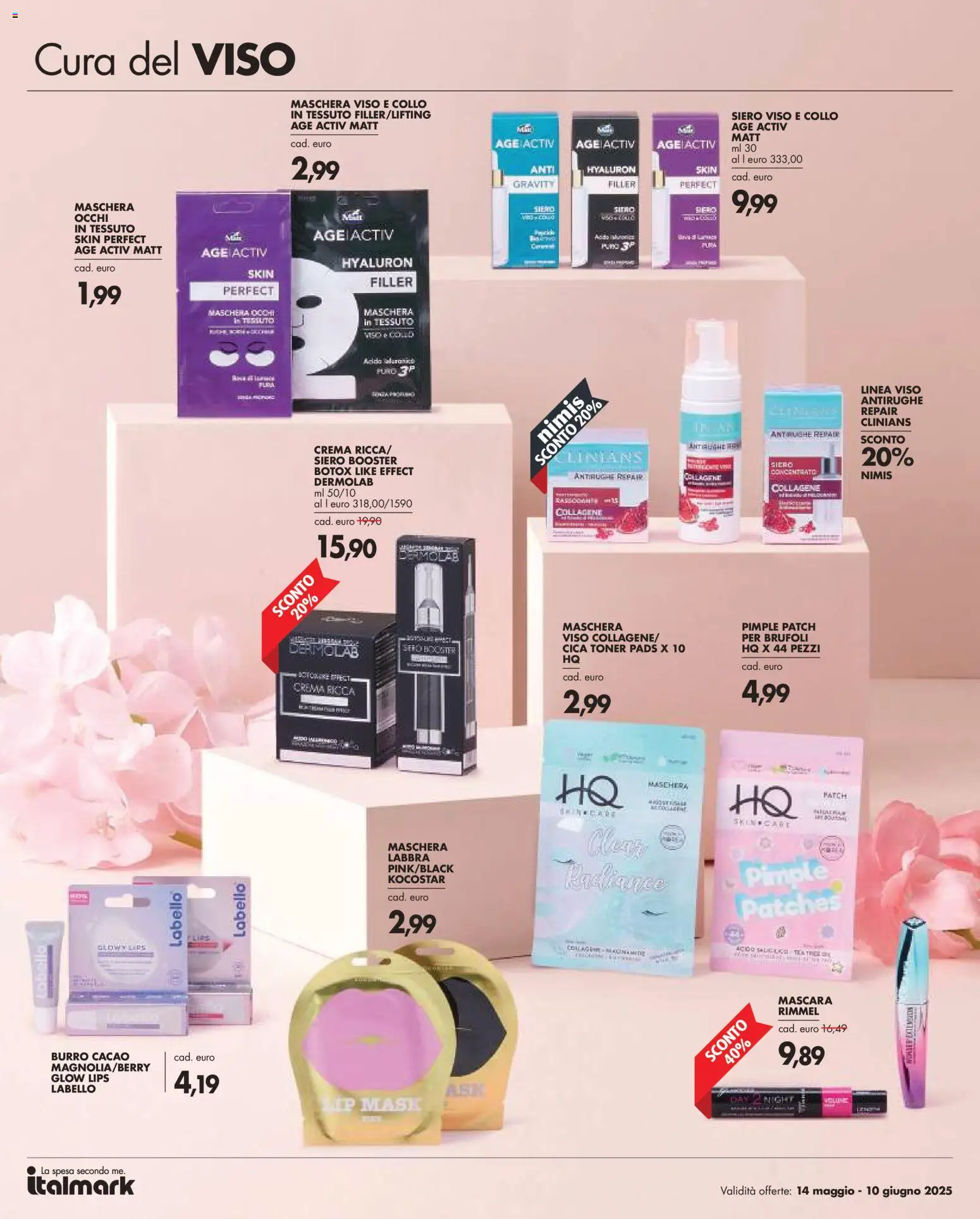 Volantino Italmark del 06.05.2026 | Pagina: 2 | Prodotti: Crema, Maschera, Maschera viso, Cacao