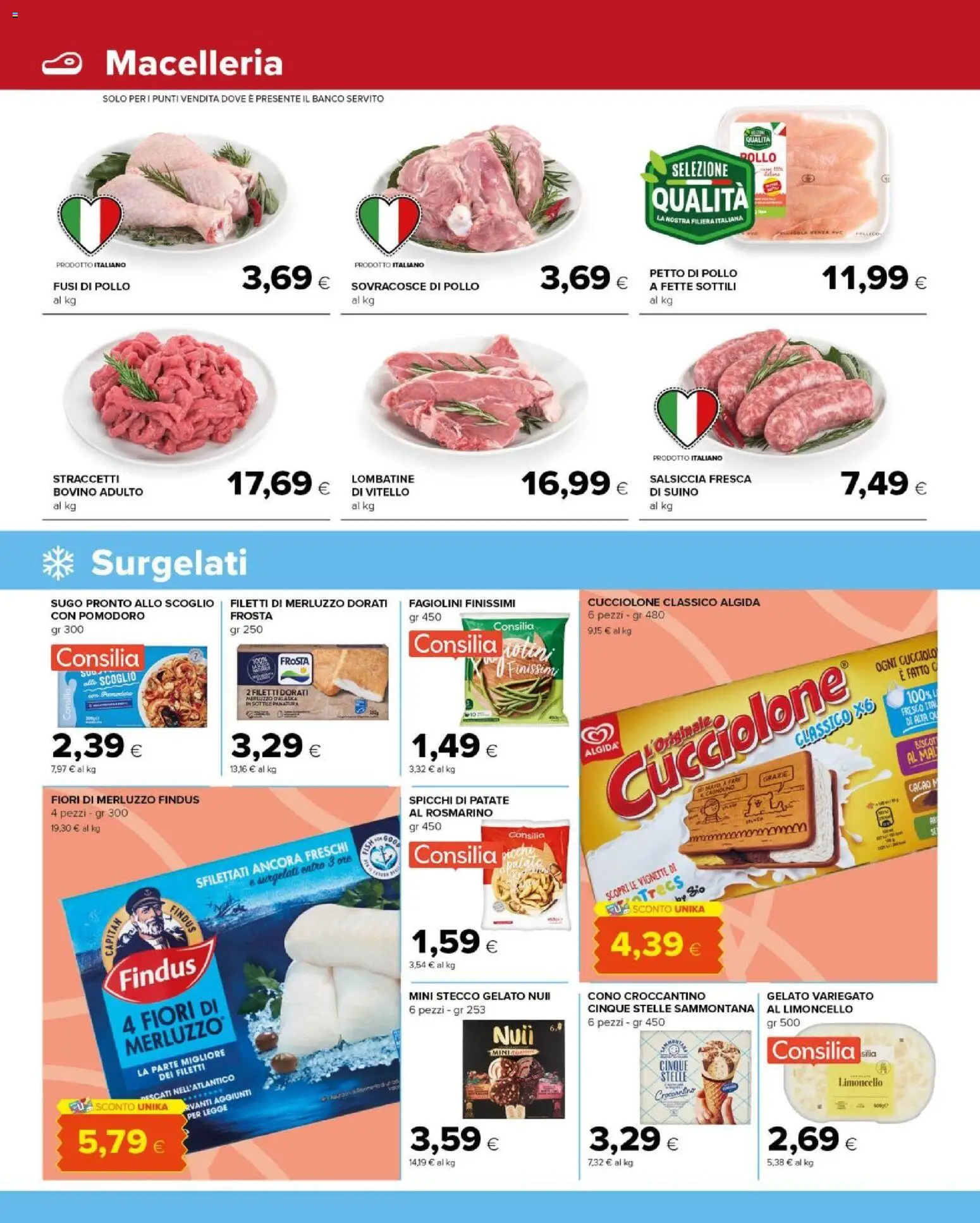 Volantino Tigre del 26/08/2026 | Pagina: 4 | Prodotti: Merluzzo d’Alaska, Patate, Fiori, Sugo