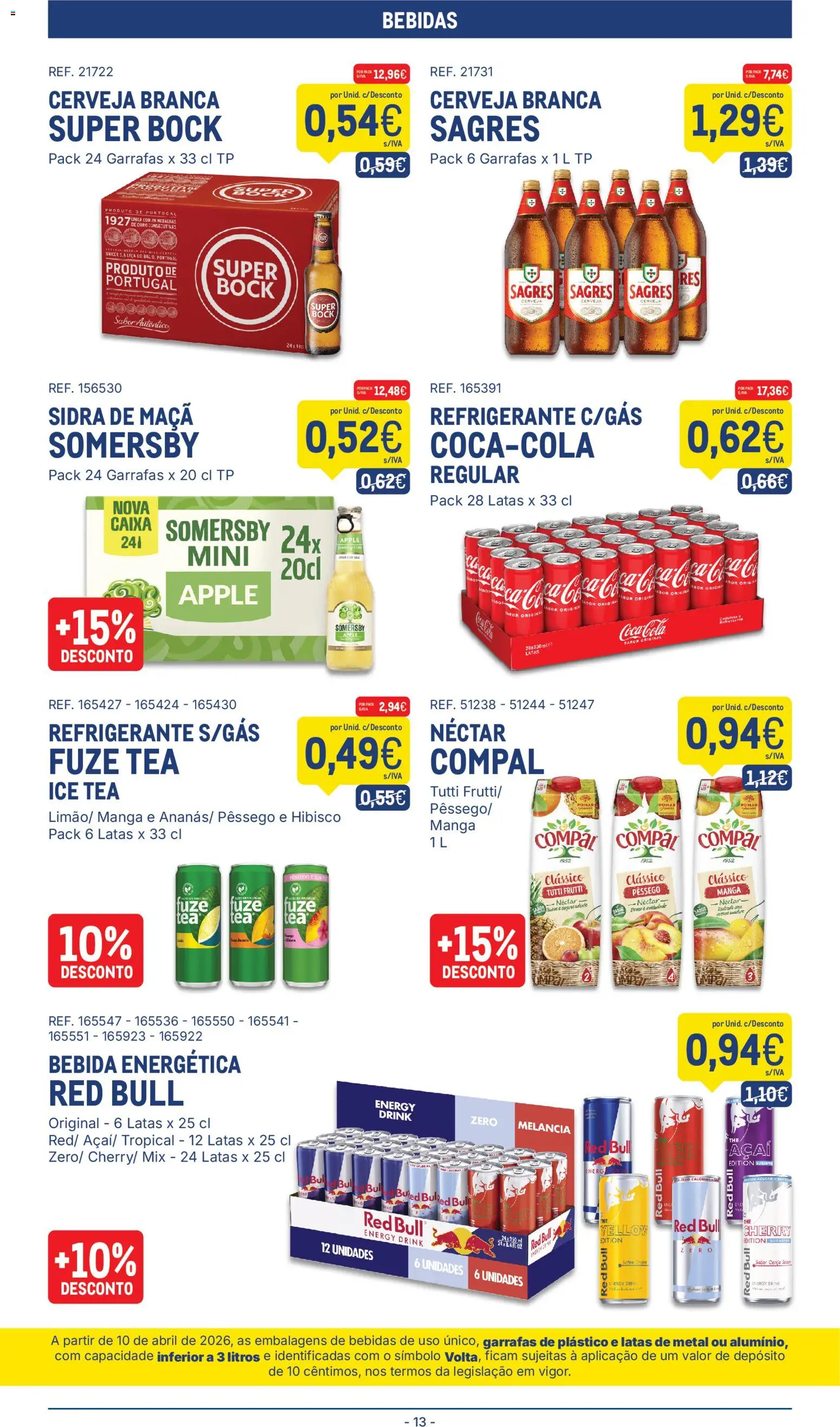 Makro folheto │ válido de 15/09/2026 | Página: 13 | Produtos: Sidra, Bebidas, Caro, Caixa