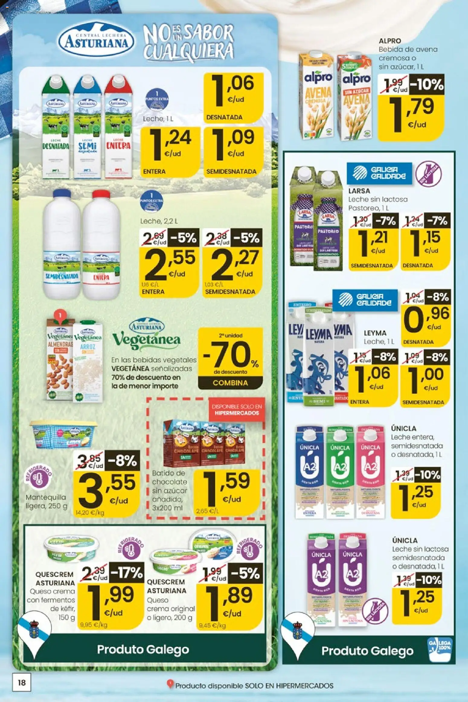 Eroski Ofertóns de verán │ válido desde el 28.05.2026 | Página: 18 | Productos: Queso, Arroz, Crema, Συσκευή ροής