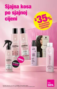 Bipa Katalog - Pregled kataloga iz trgovine Bipa, vrijedi od 01.10.2026