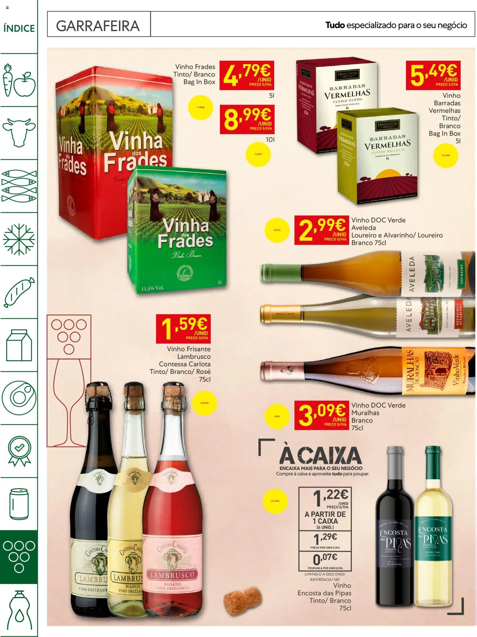Recheio Horeca │ válido de 19.05.2026 | Página: 30 | Produtos: Pó, Caixa, Vinho, Vinho tinto