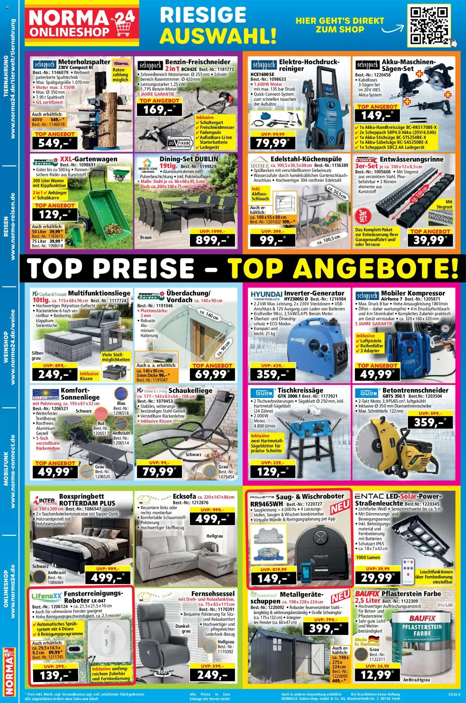Norma Prospekt – gültig ab 10.08.2026 | Seite: 19 | Produkte: Ecksofa, Fernsehsessel, Stuhl, Ladegerät