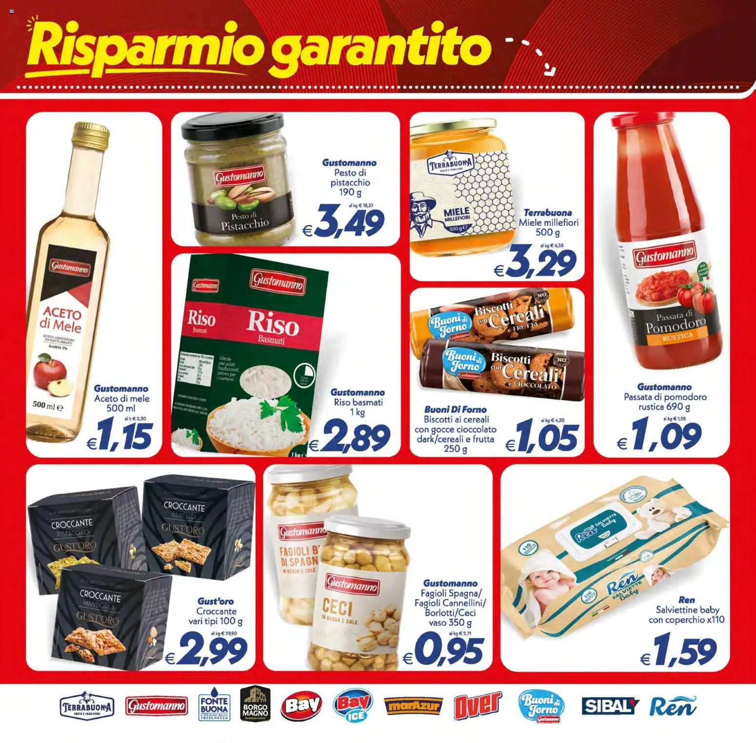 Volantino SuperConveniente del 21/08/2026 | Pagina: 19 | Prodotti: Coperchio, Ceci, Frutta, Arachidi