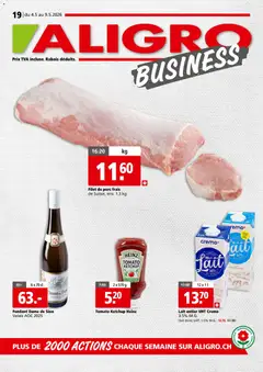 Aligro aktionen Business Chavannes, Matran, Genève, Sion ab 04.05.2026 gültig