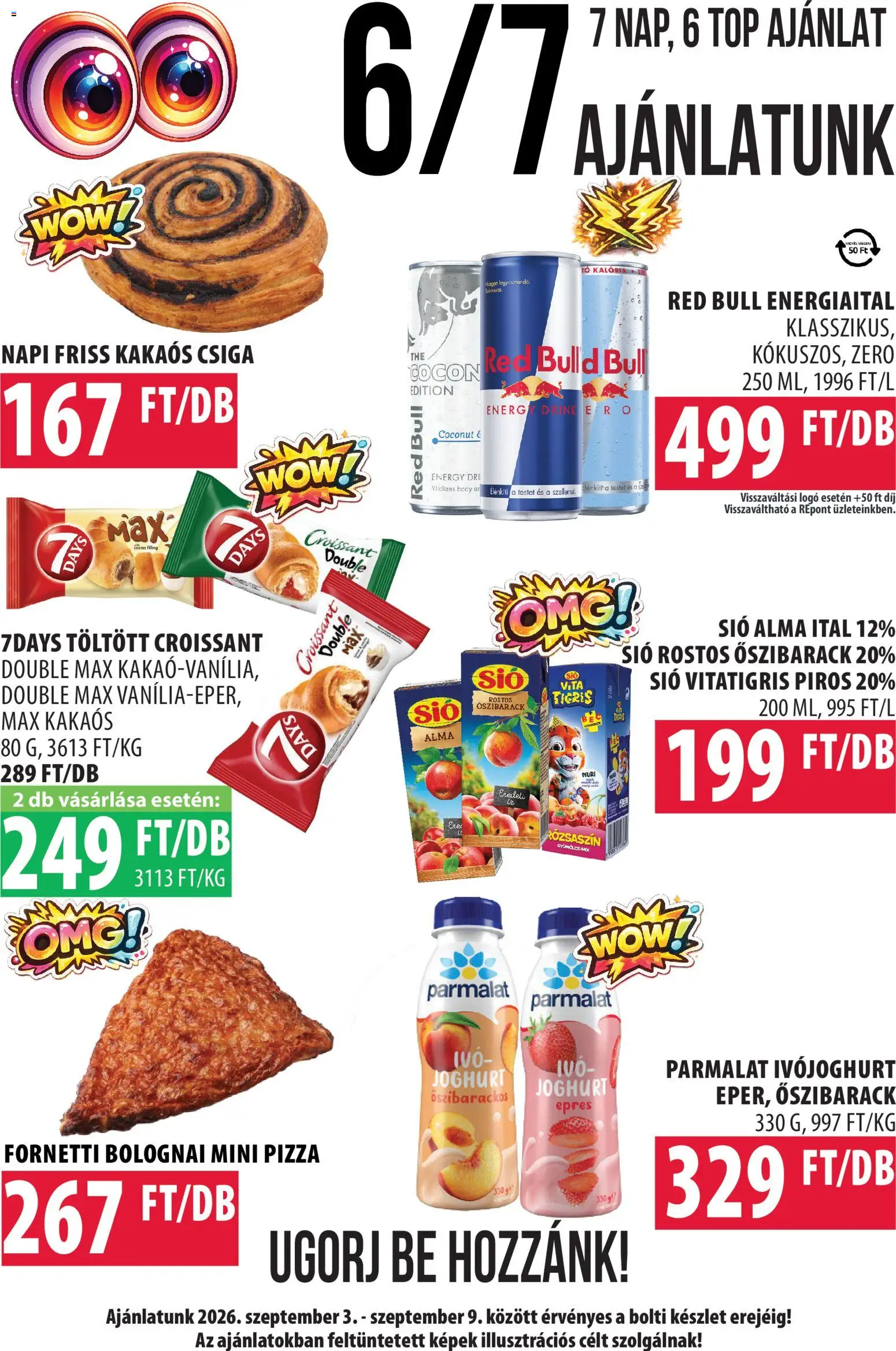 COOP Szolnok akciós ujság - amely érvényes a következő dátumtól: 2026.09.03. | Oldal: 5 | Termékek: Energiaital, Body, Red bull, Só