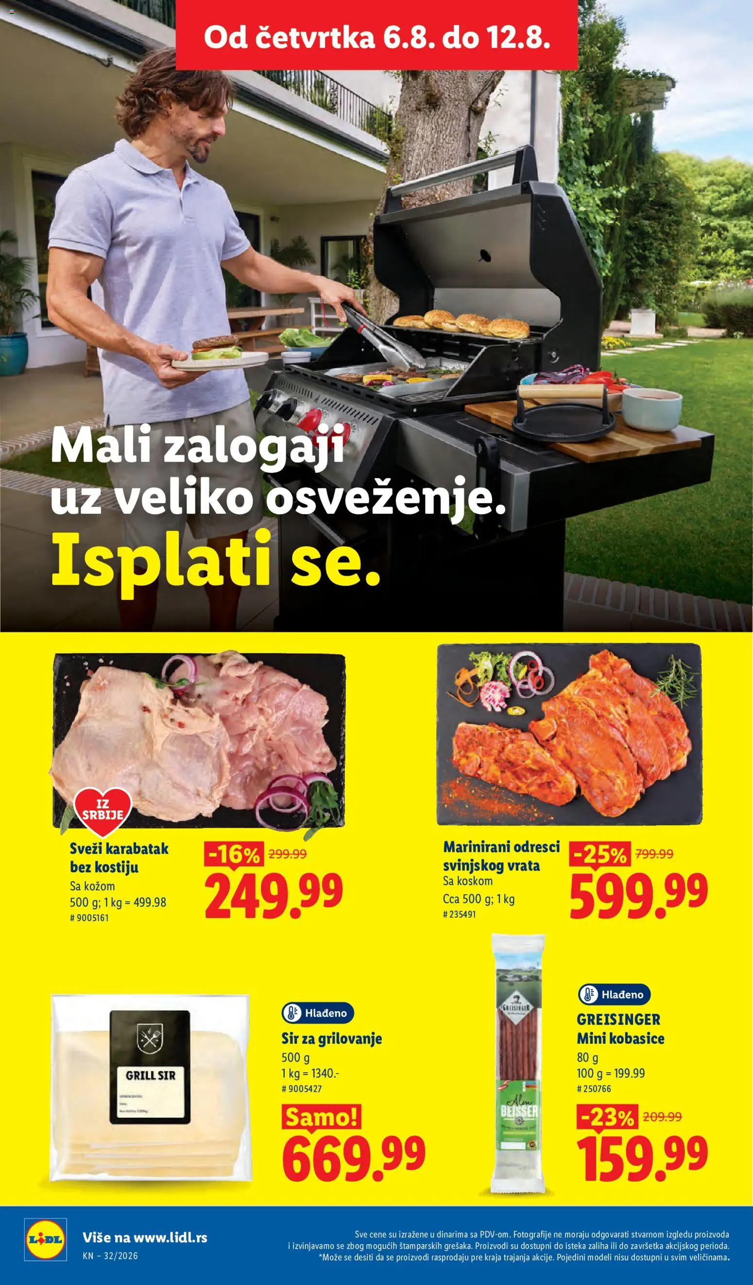 Lidl katalog - važi od 06.08.2026 | Strana: 50