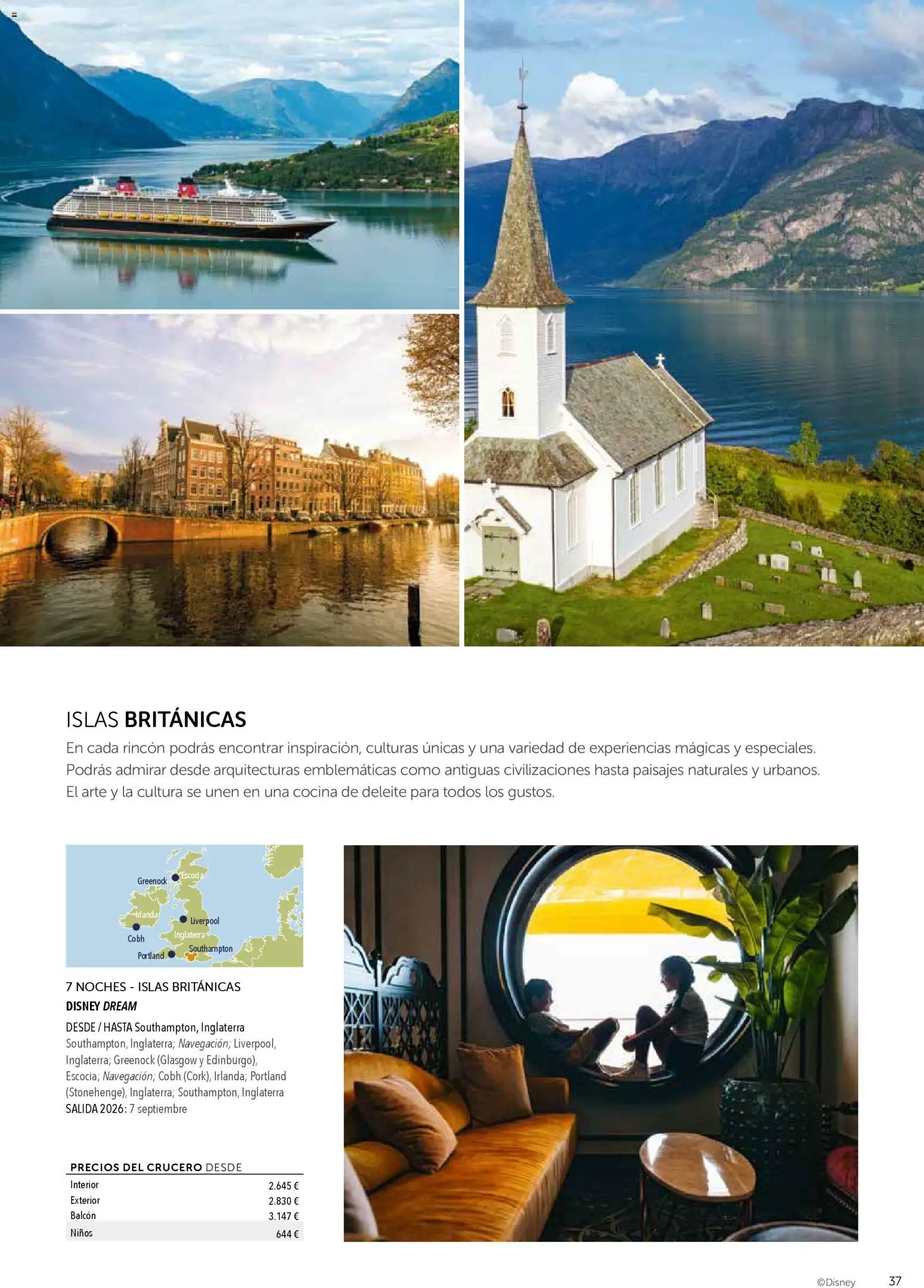 Viajes El Corte Inglés Disney Cruise Line │ válido desde el 07.04.2026 | Página: 37 | Productos: Cocina