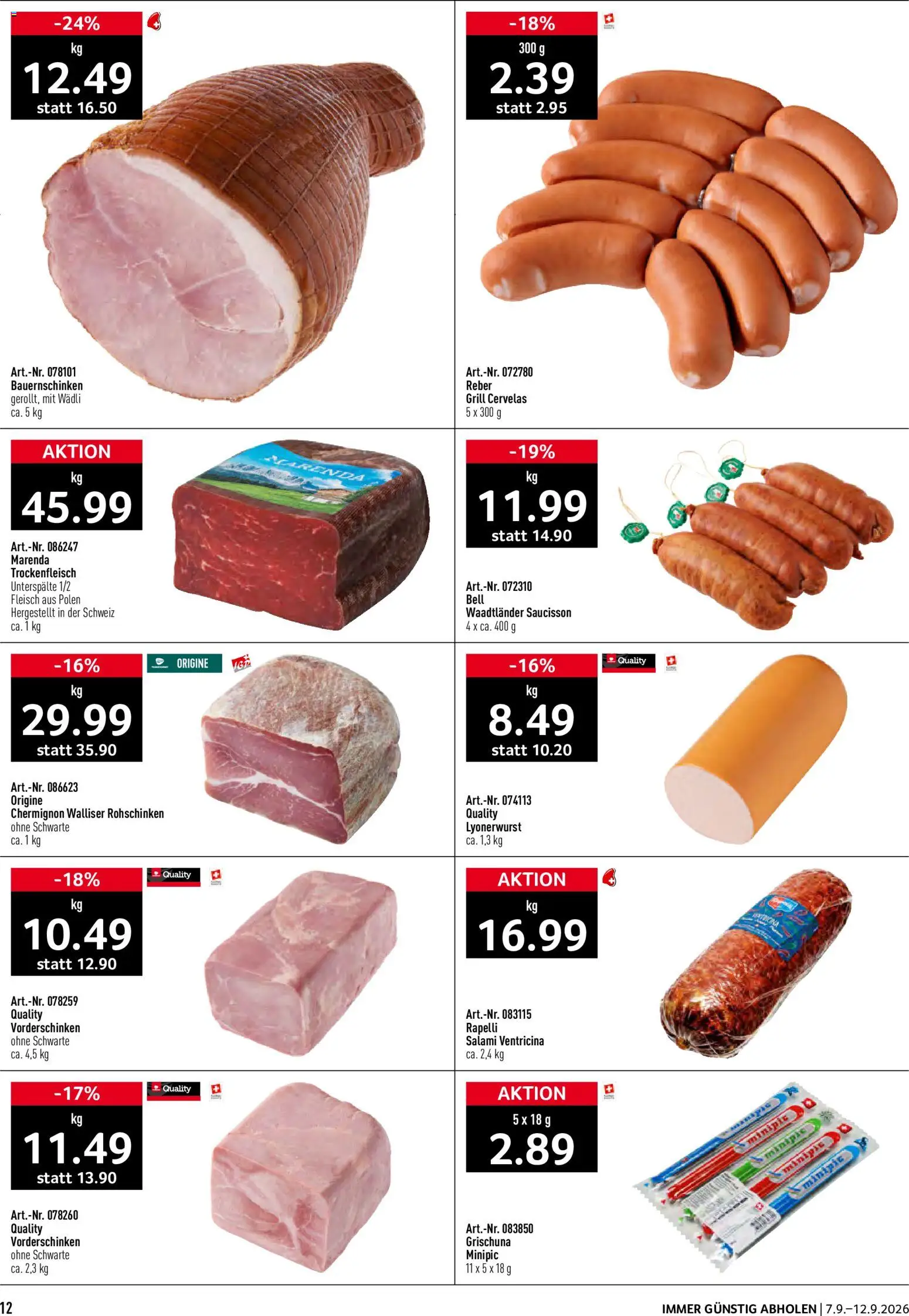 Prodega aktionen – gültig ab 07.09.2026 | Seite: 12