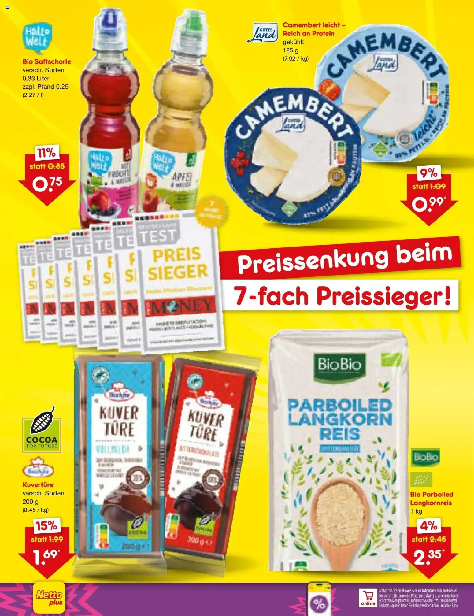 Netto Marken-Discount Prospekt Waiblingen-Bittenfeld – gültig ab 28.06.2026 | Seite: 6 | Produkte: Äpfel, Reis